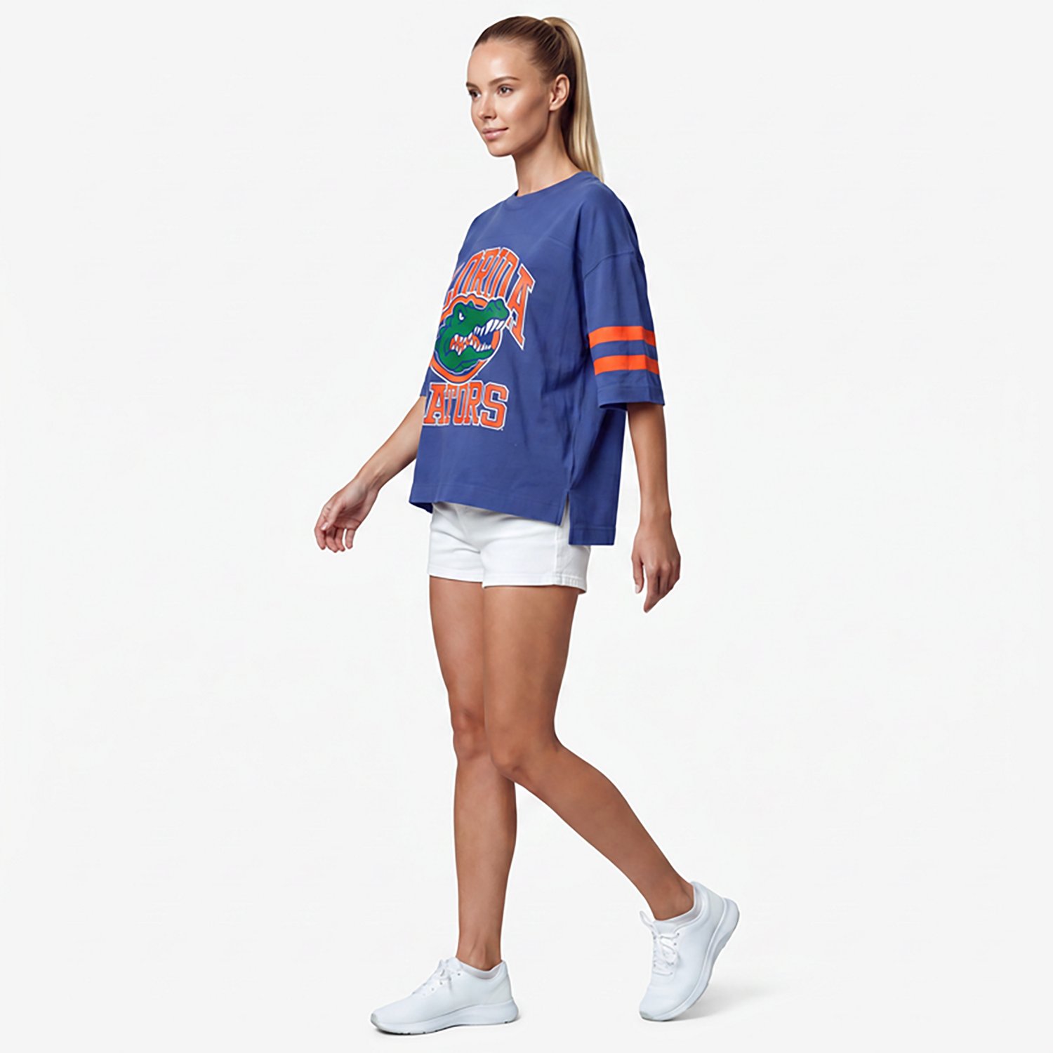 Pressbox Women's Florida Gators Wayne Tyler Short Sleeve T-shirt