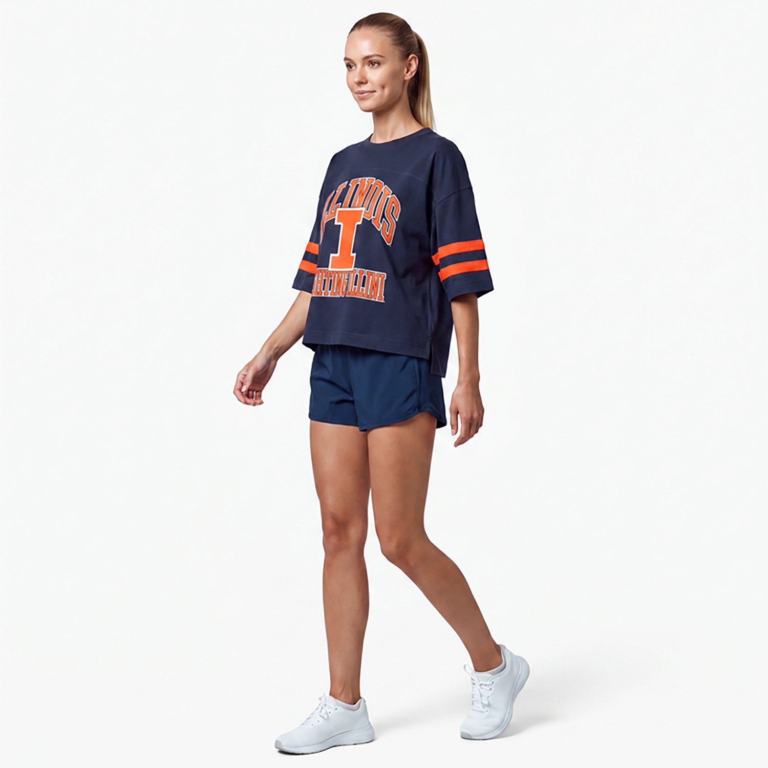 Pressbox Women's University of Illinois Wayne Tyler Graphic T-shirt