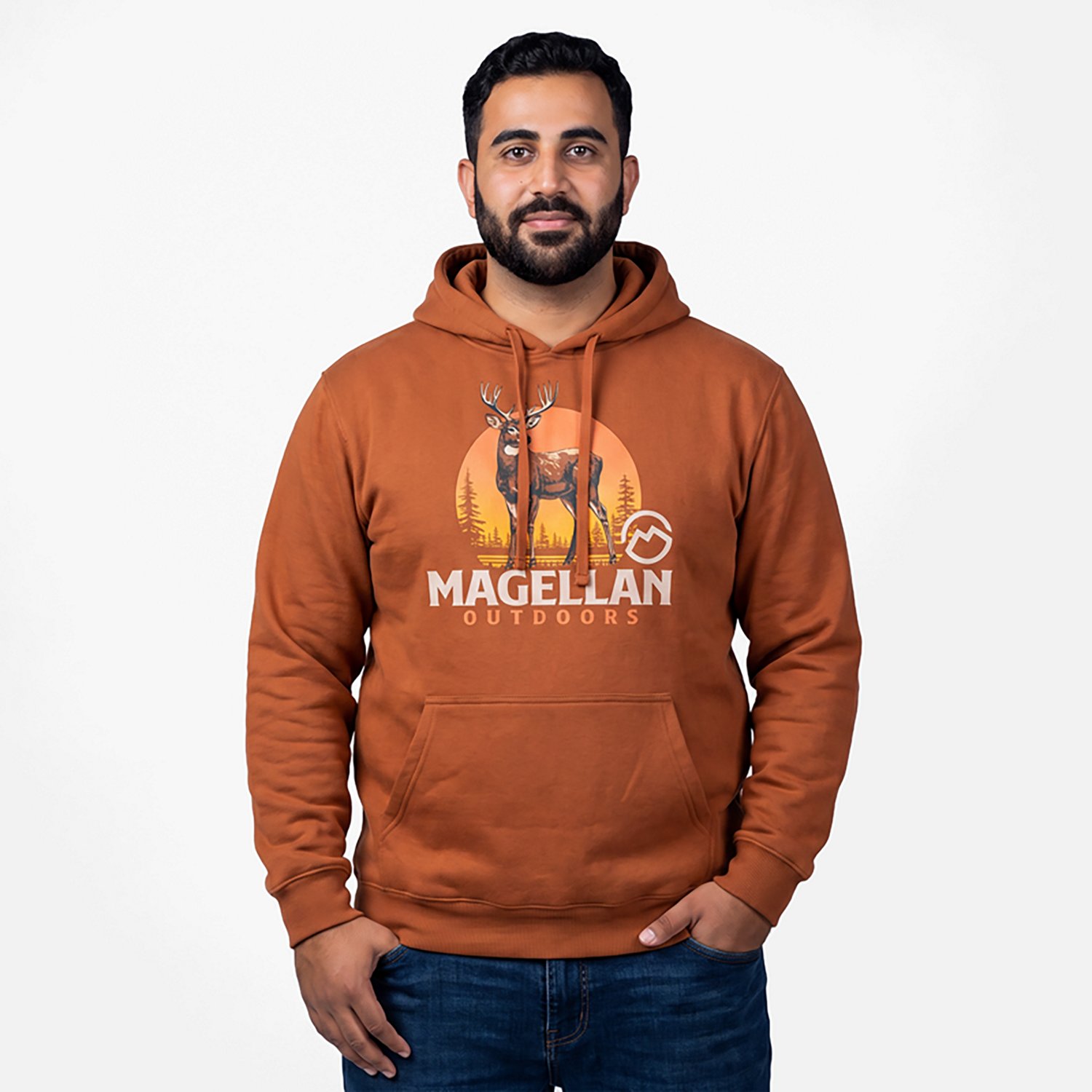 Magellan Outdoors Men's Deer Buck Wild Hoodie