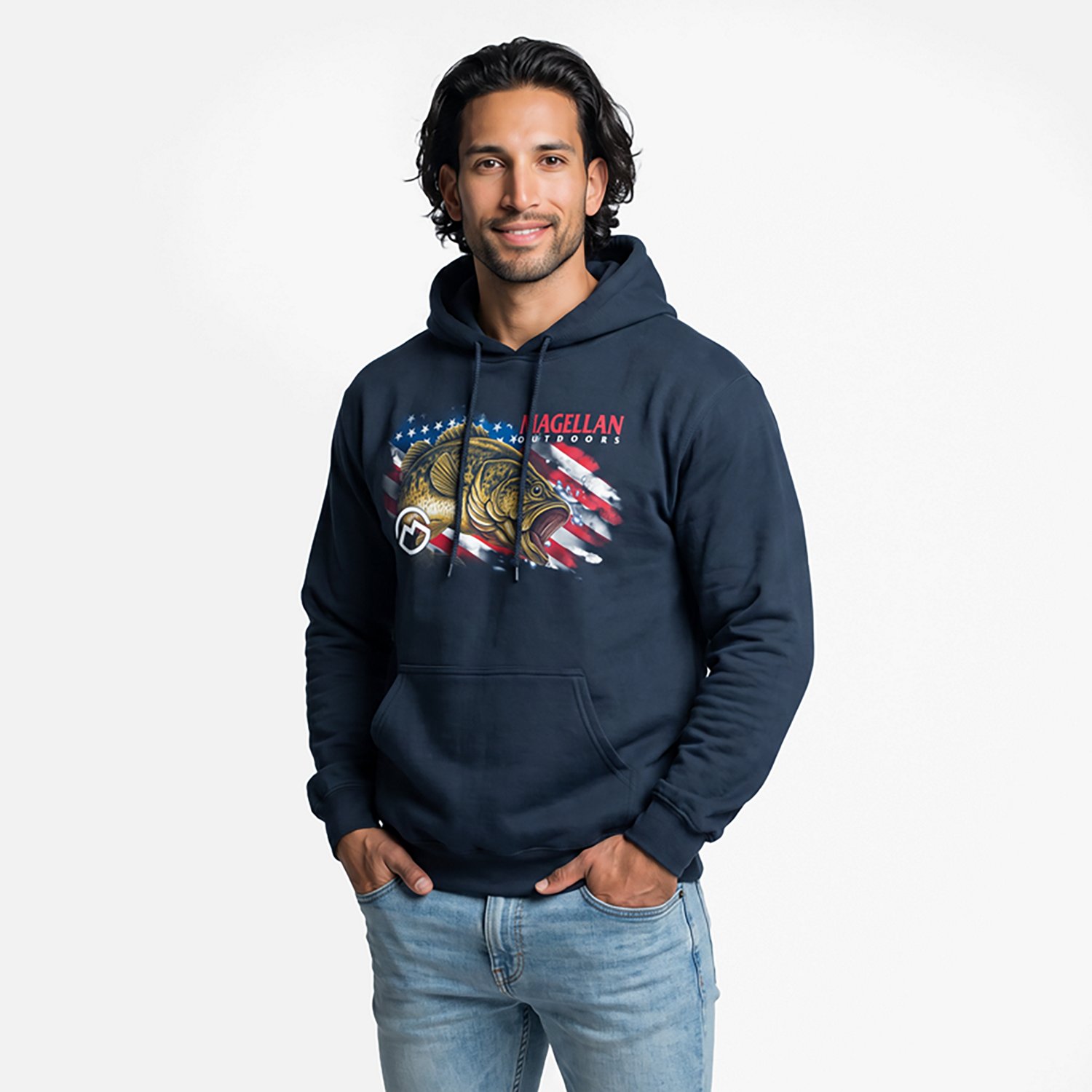 Magellan Outdoors Men's Fish Salute Catch Hoodie