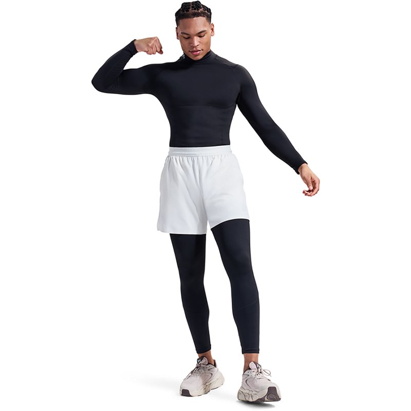 Under Armour Men's ColdGear NEOLAST Compression Mock, Medium, Ultimate Black/Reflective