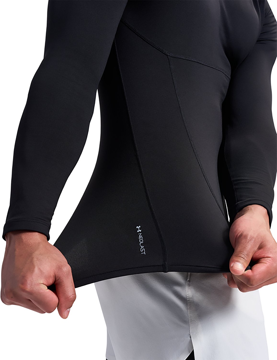 Under Armour Men's ColdGear Elite Comp Mock Long Sleeve Base Layer - view number 5
