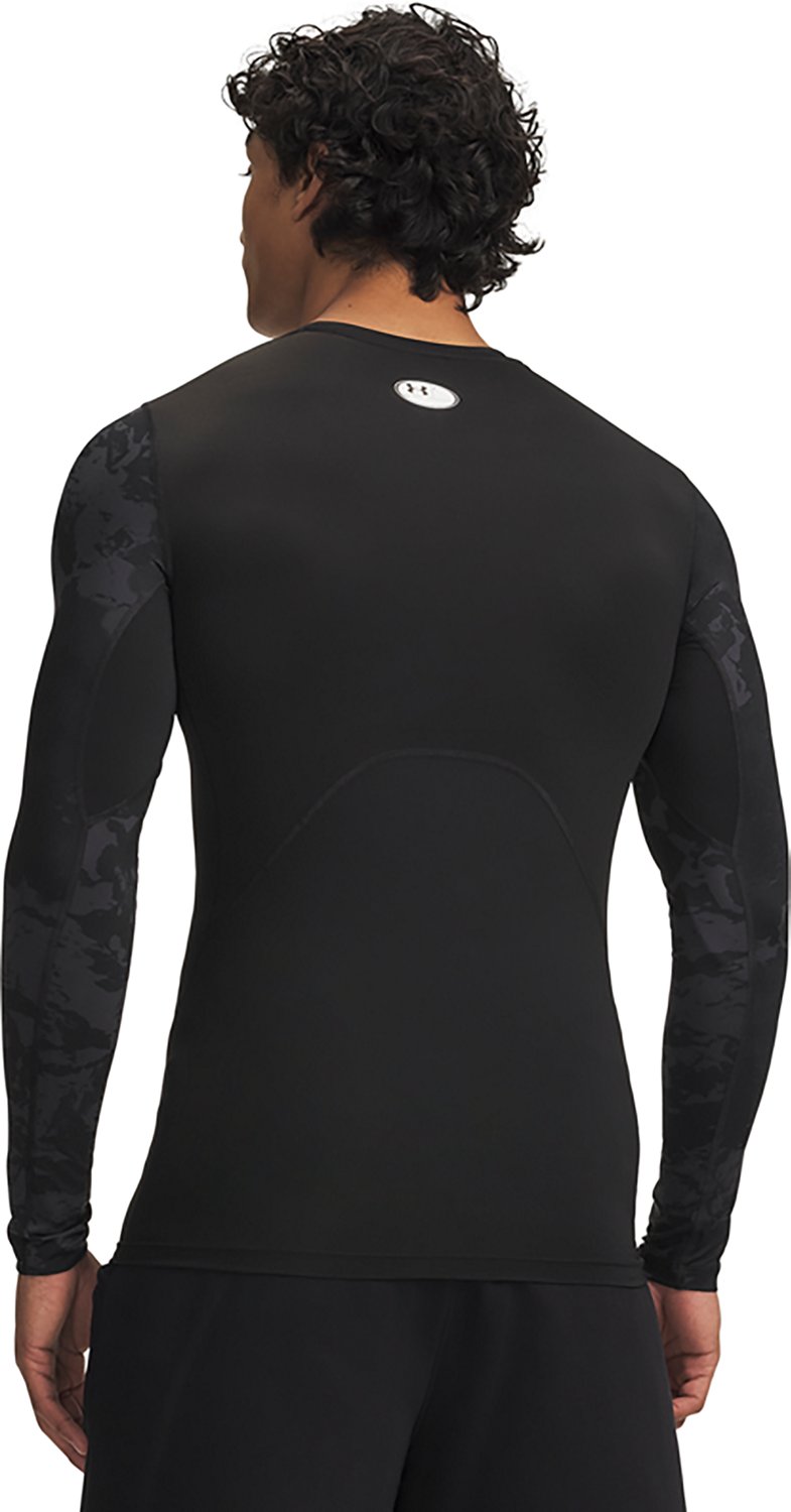 Under Armour® Men's HeatGear® Compression Colorblock Long Sleeve Shirt - view number 2