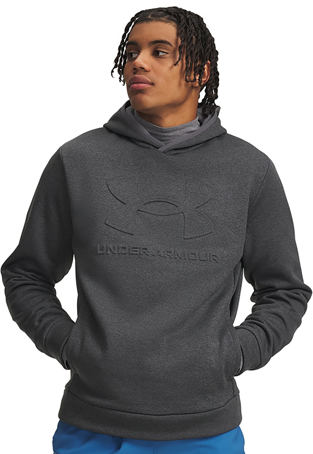Under Armour® Men's Armour Fleece® Twist Emboss Hoodie - view number 2