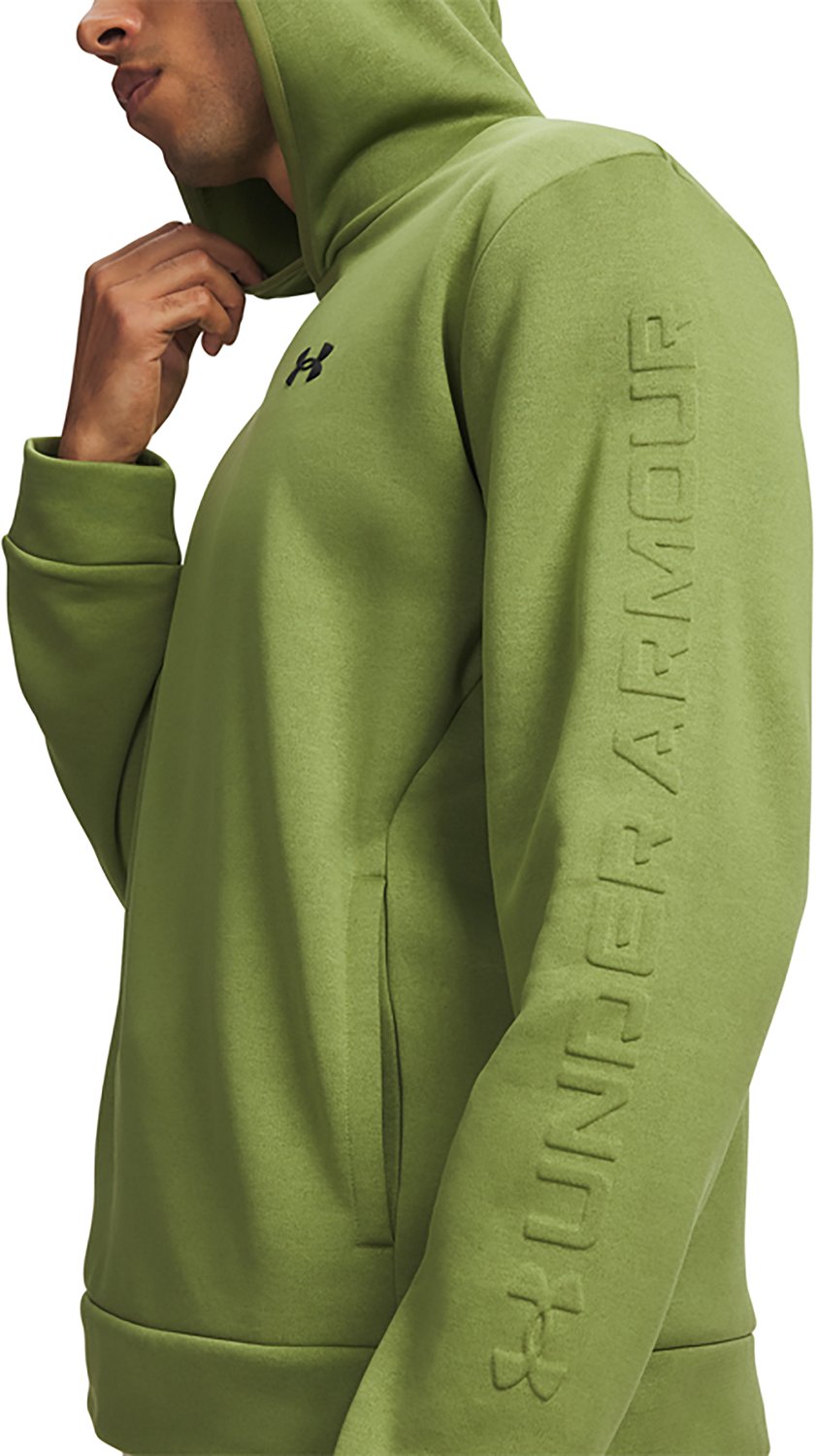 Under Armour® Men's Armour Fleece® Wordmark Emboss Hoodie - view number 3