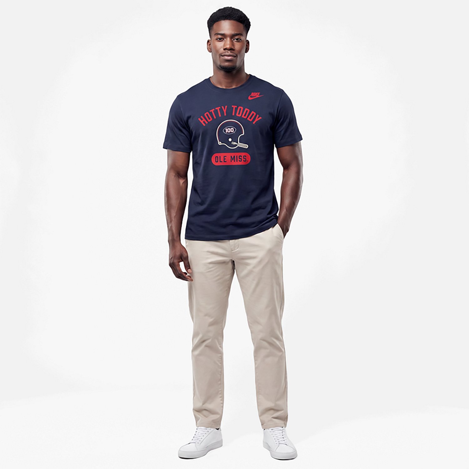 Nike Men's Ole MiShort Sleeve Mantra Arch Over Helmet Short Sleeve T-shirt