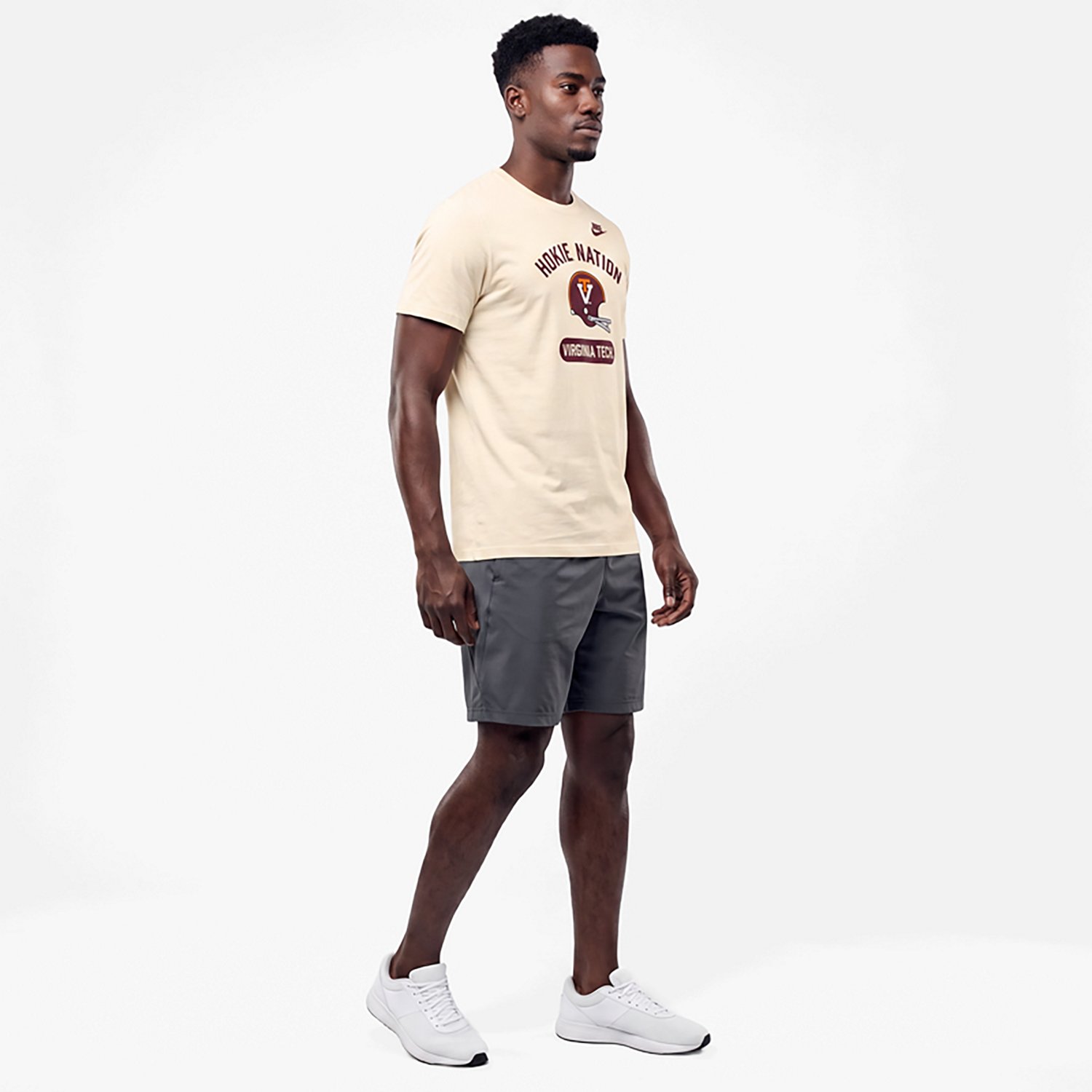 Nike Men's Virginia Tech Mantra Arch Over Helmet Core Short Sleeve T-shirt - view number 2