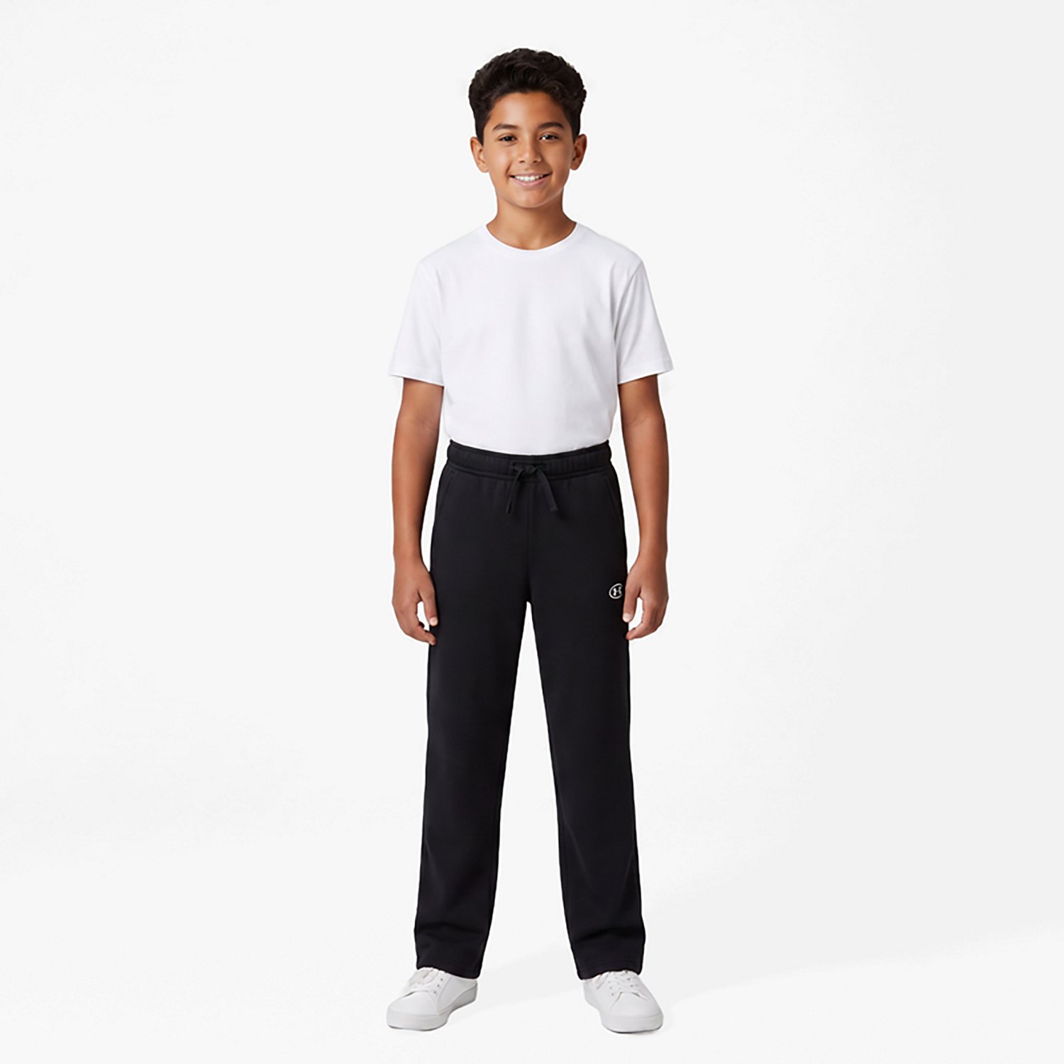Under Armour Boys' Rival Fleece Open Hem Pants