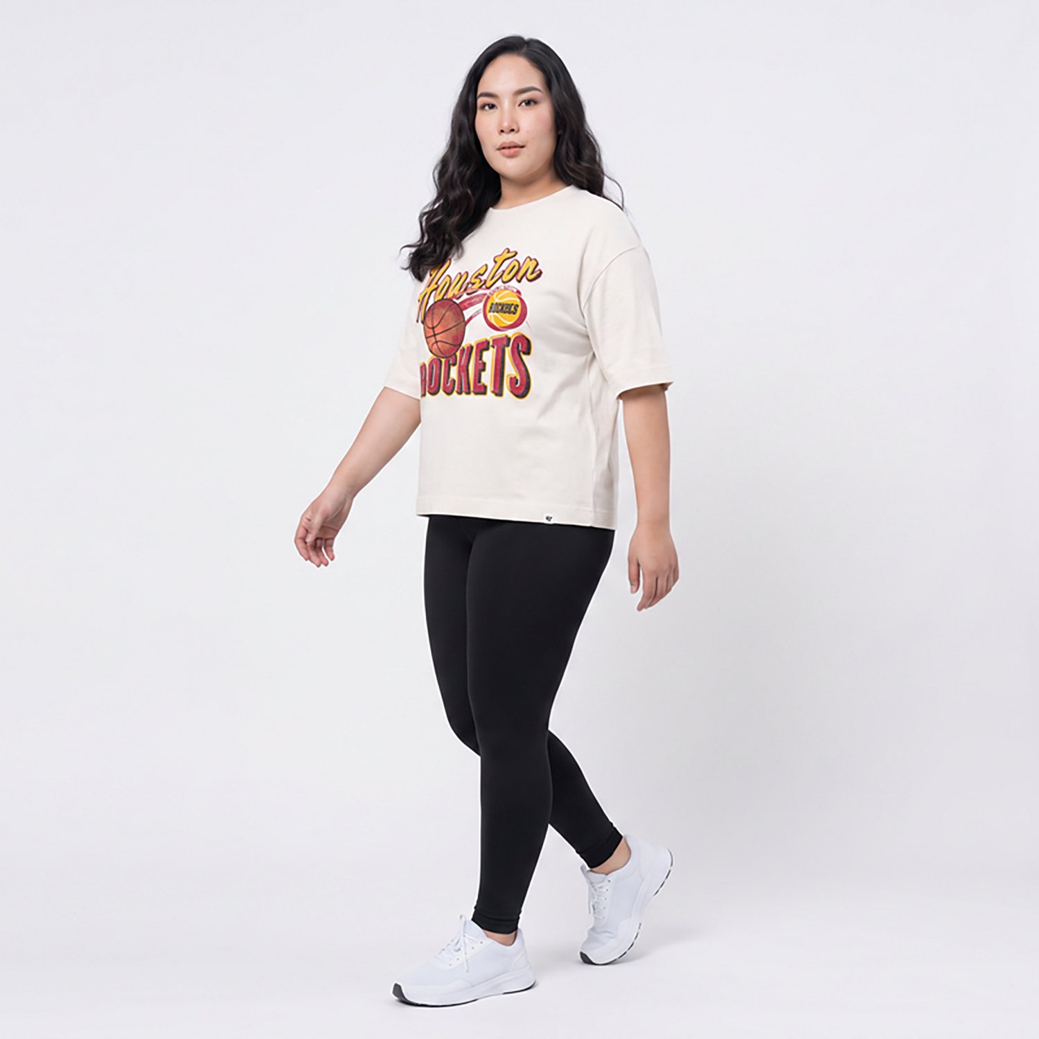 '47 Women's Houston Rockets Dime Time Reed City Graphic T-shirt - view number 2