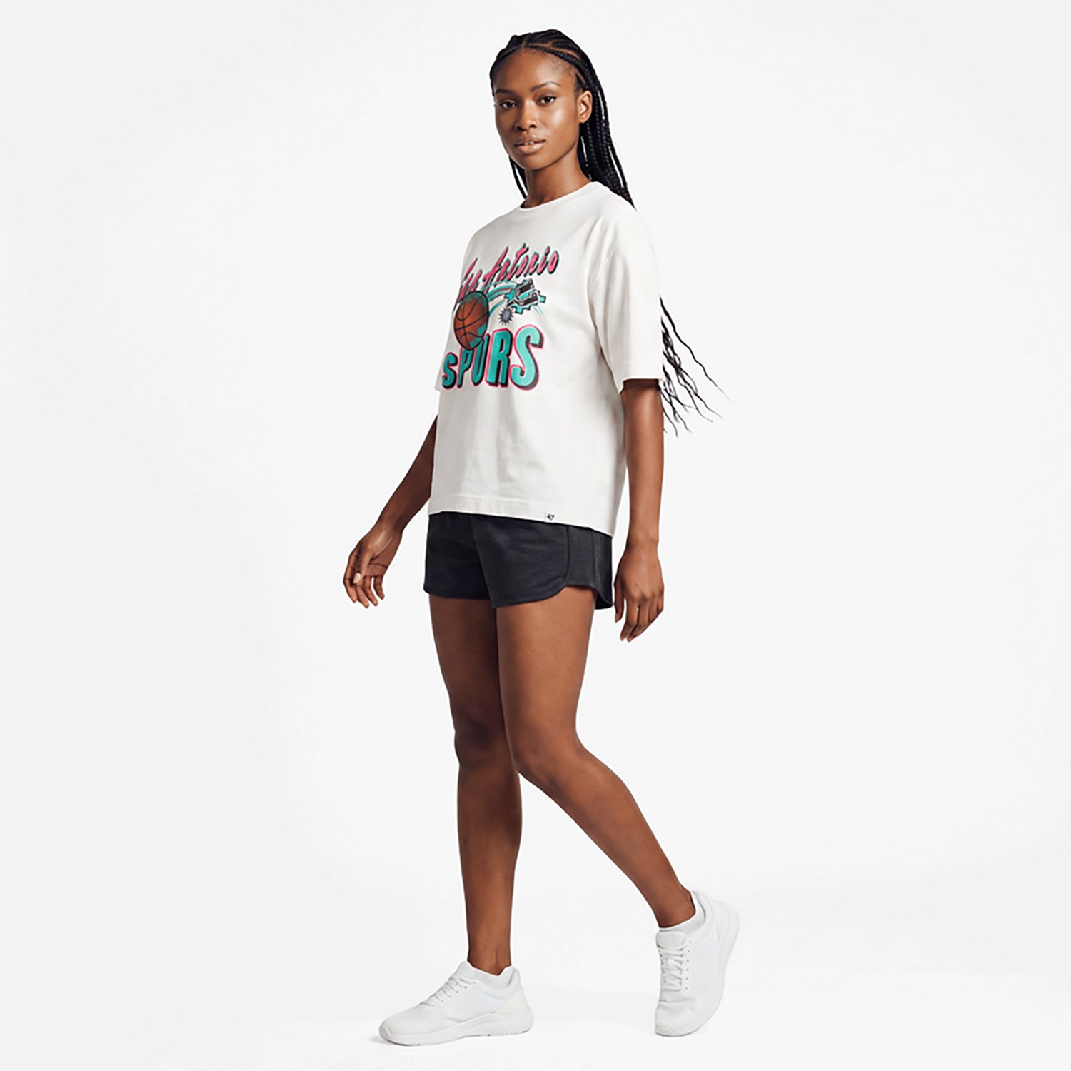  '47 Women's San Antonio Spurs Dime Time Reed City Graphic T-shirt - view number 2