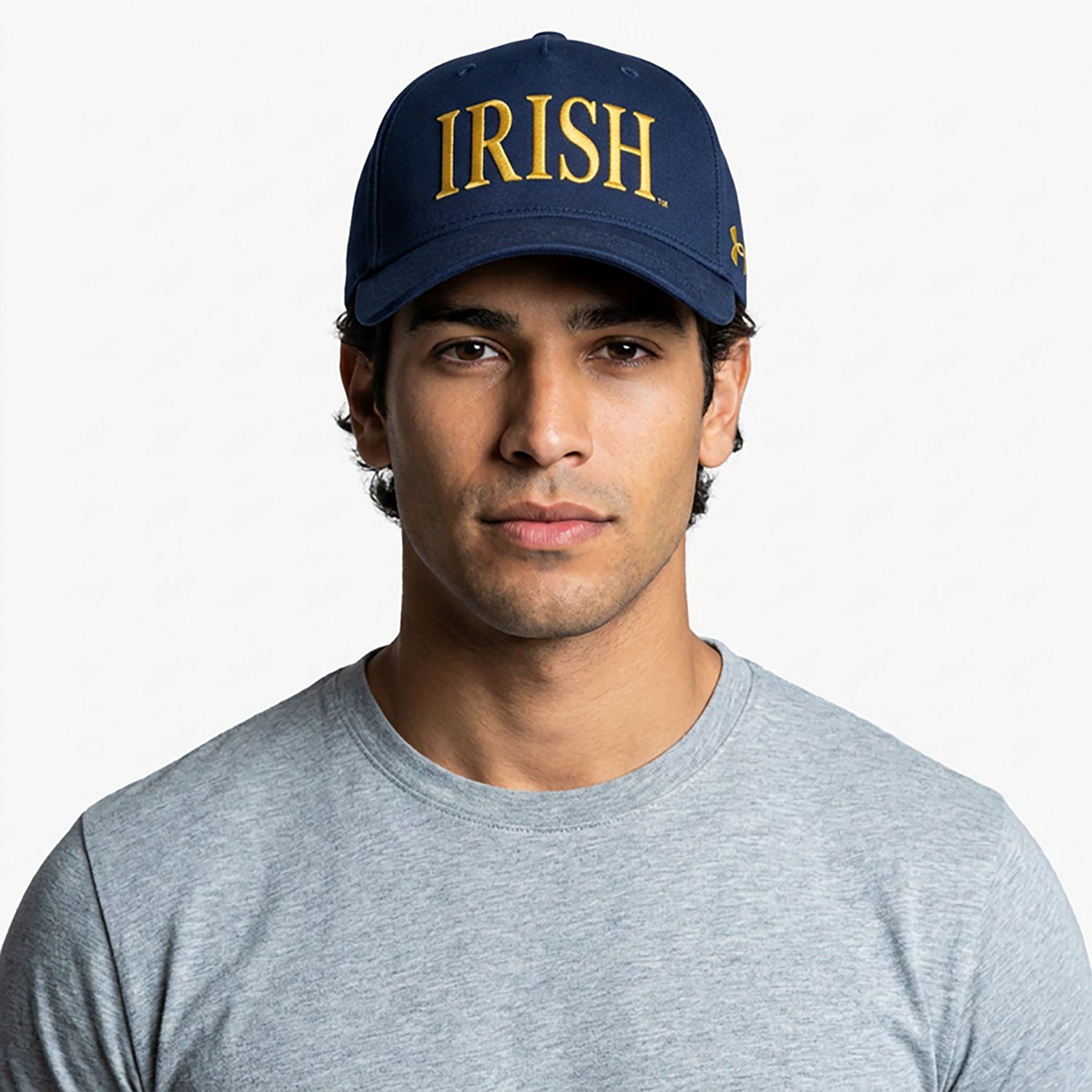 Under Armour Men's University of Notre Dame Blitzing Accent Adjustable Cap