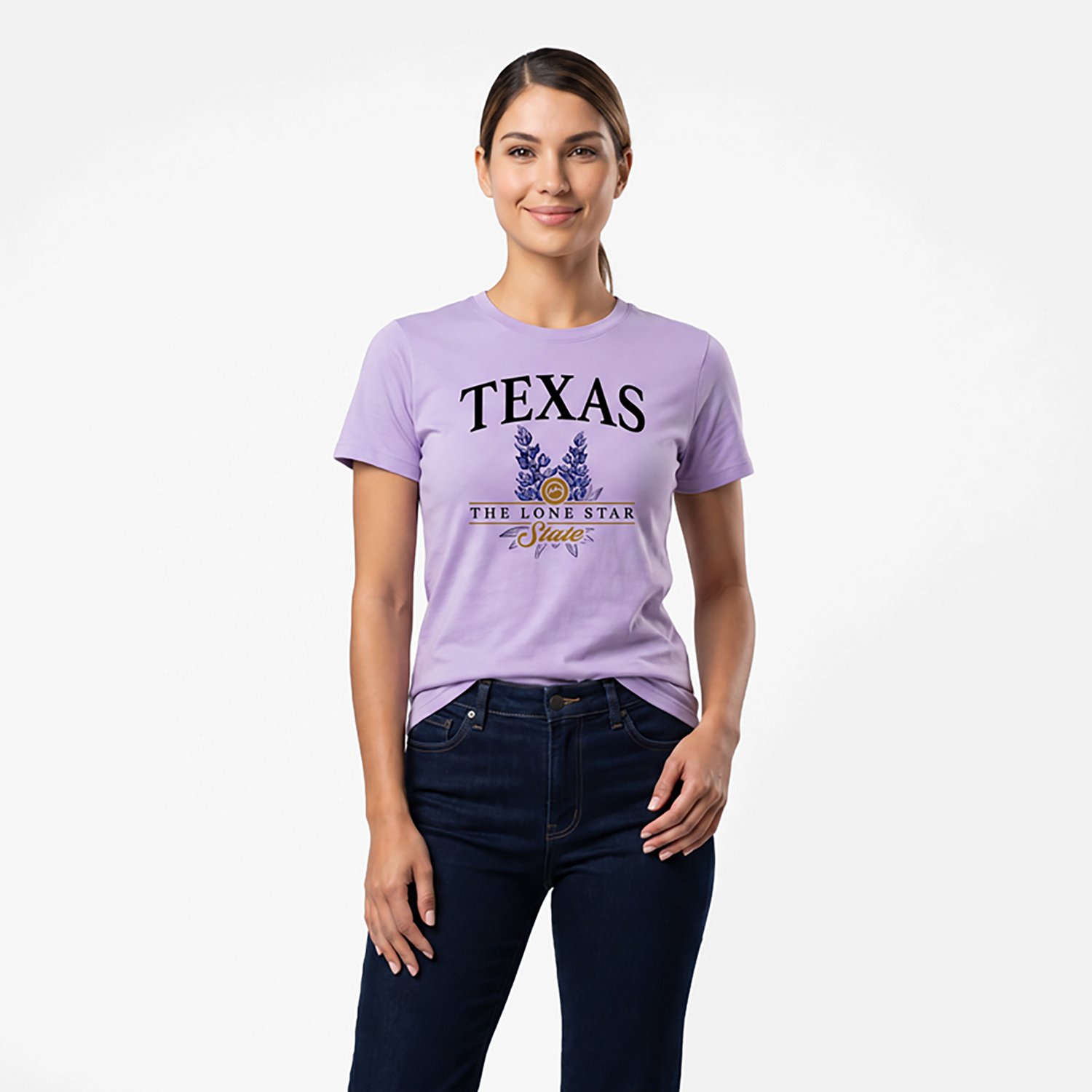 Magellan Outdoors Women's Soft Petal Texas State T-shirt - view number 2