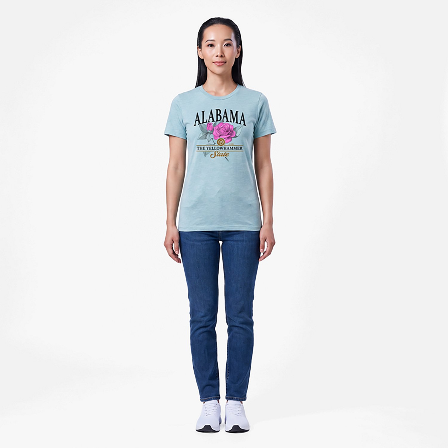 Magellan Outdoors Women's Soft Petal Alabama State T-shirt