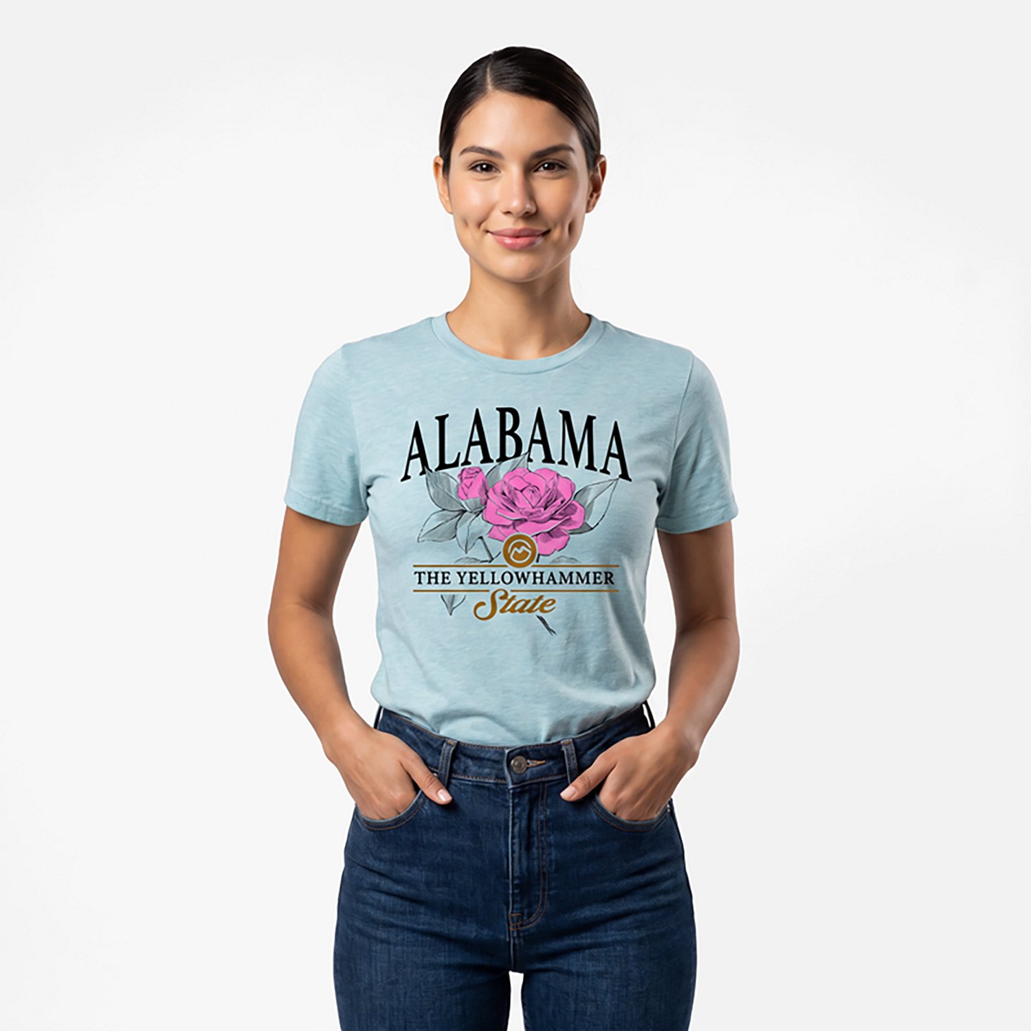 Magellan Outdoors Women's Soft Petal Alabama State T-shirt