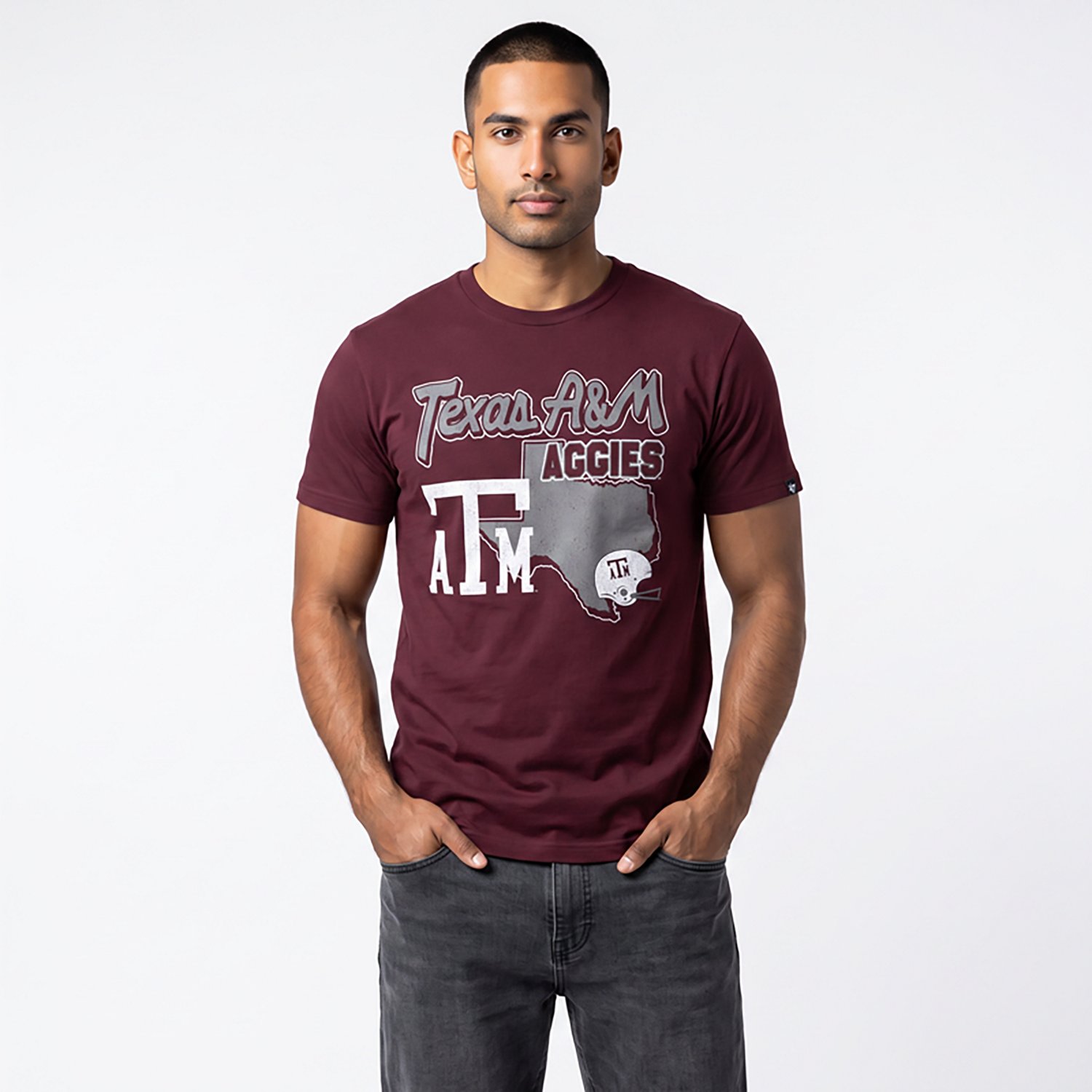 '47 Men's Texas A&M Mascot Mania Short Sleeve T-shirt