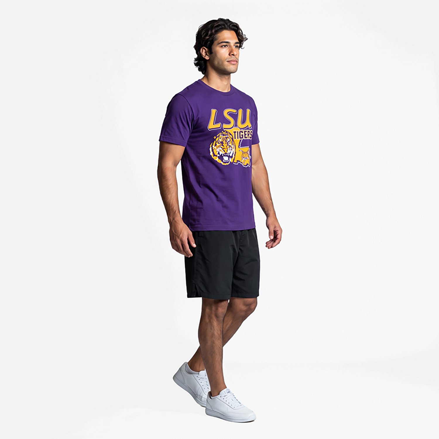 '47 Men's LSU Vault Mascot Mania Foundation Short Sleeve T-shirt - view number 2