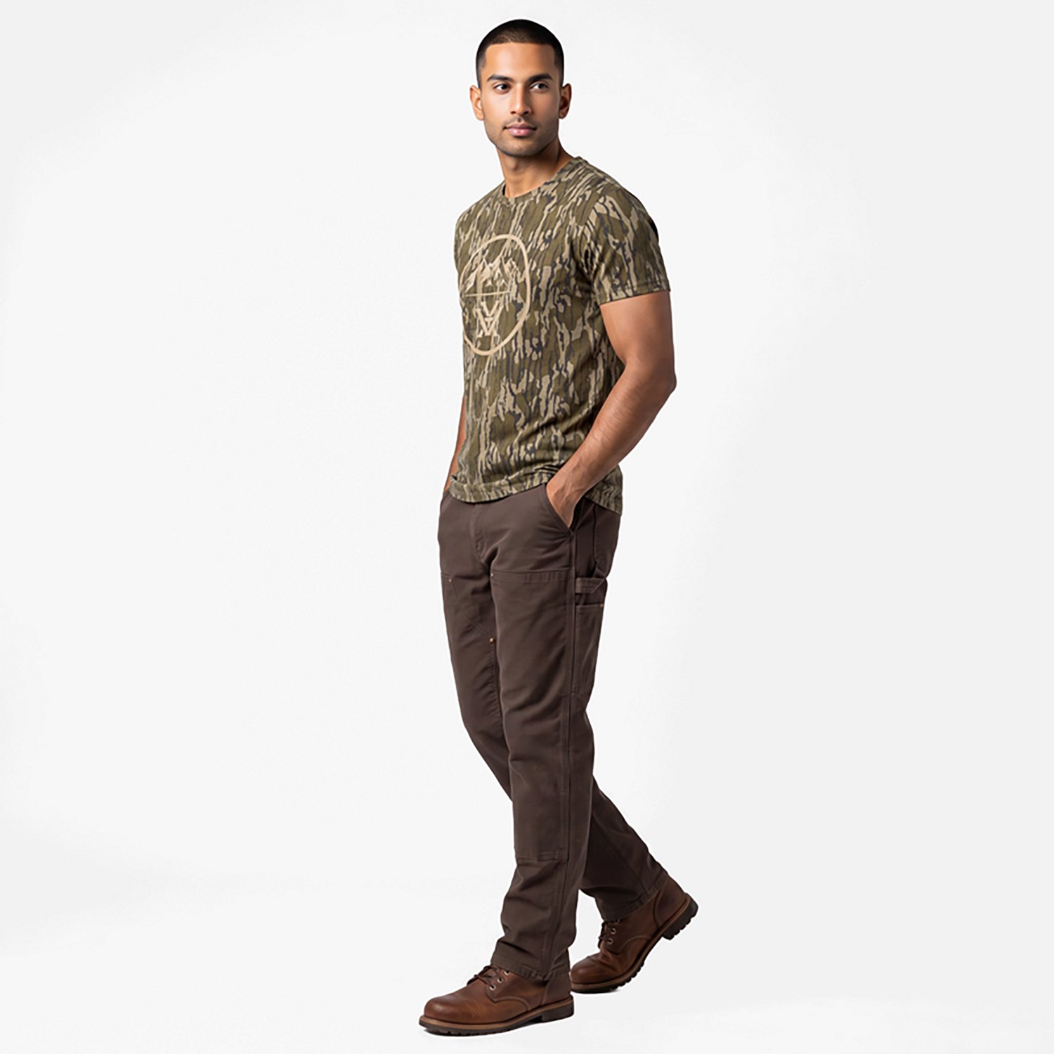 Vortex Optics Men's Mossy Oak Bottomland 3 Peaks T-Shirt - view number 3
