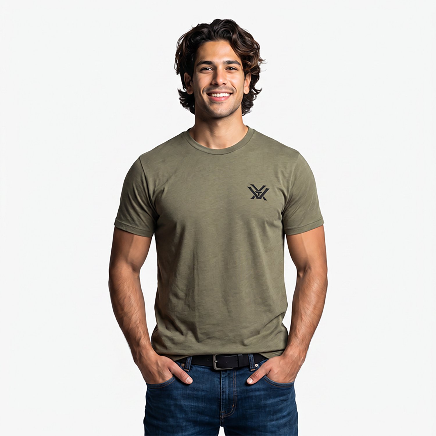 Vortex Optics Men's Mossy Oak Bottomland Script Badge T-Shirt - view number 2