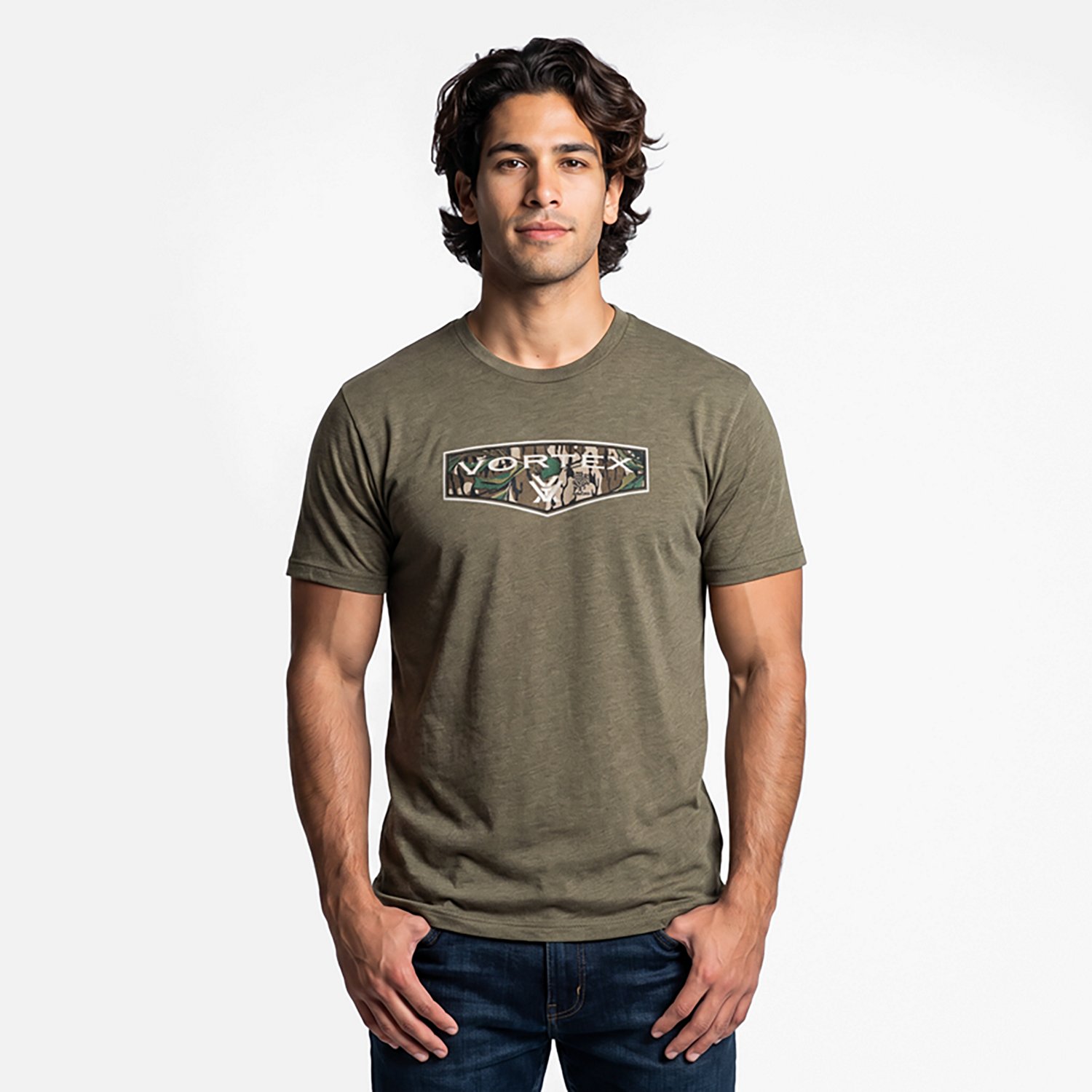 Vortex Optics Men's Mossy Oak Greenleaf Shield T-Shirt - view number 2
