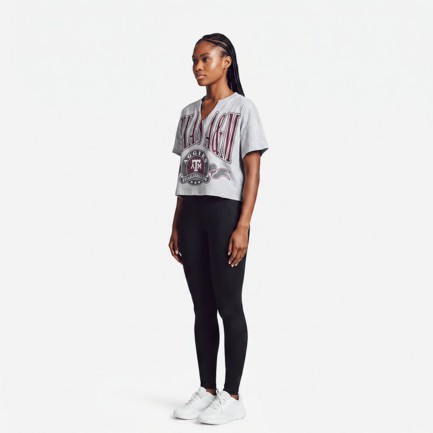 '47 Women's Texas A&M Banners Out Oversized Short Sleeve T-shirt