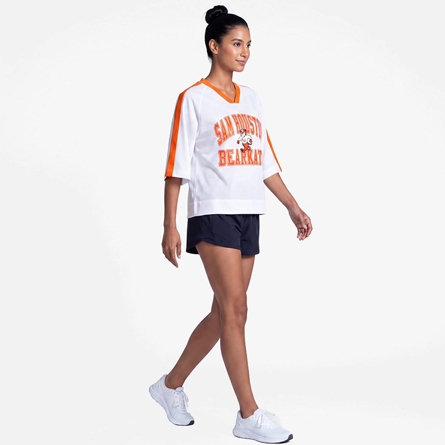'47 Women's Sam Houston State Big Overarch Drop Needle Raglan Short Sleeve T-shirt