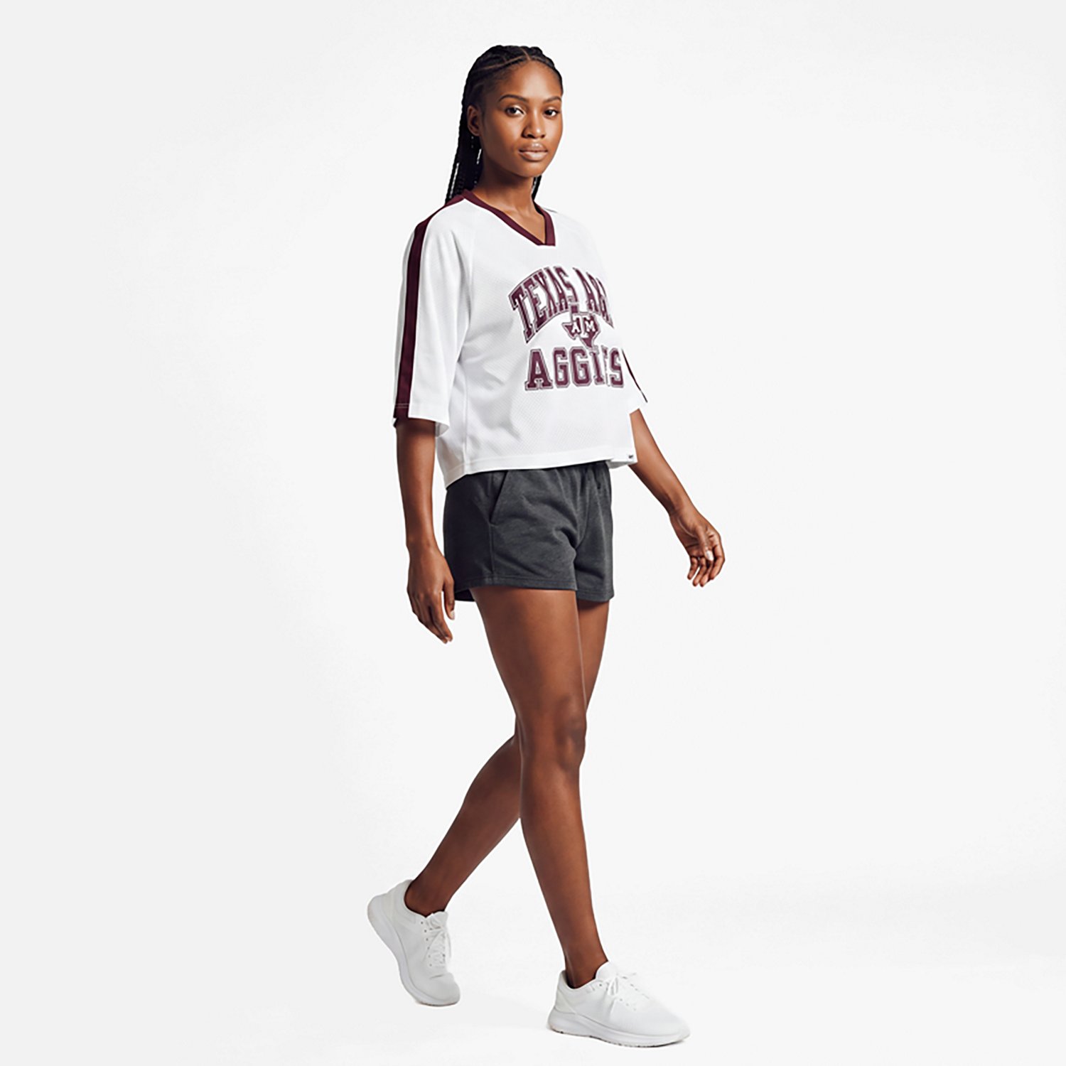 '47 Women's Texas A&M Big Overarch Raglan Short Sleeve T-shirt