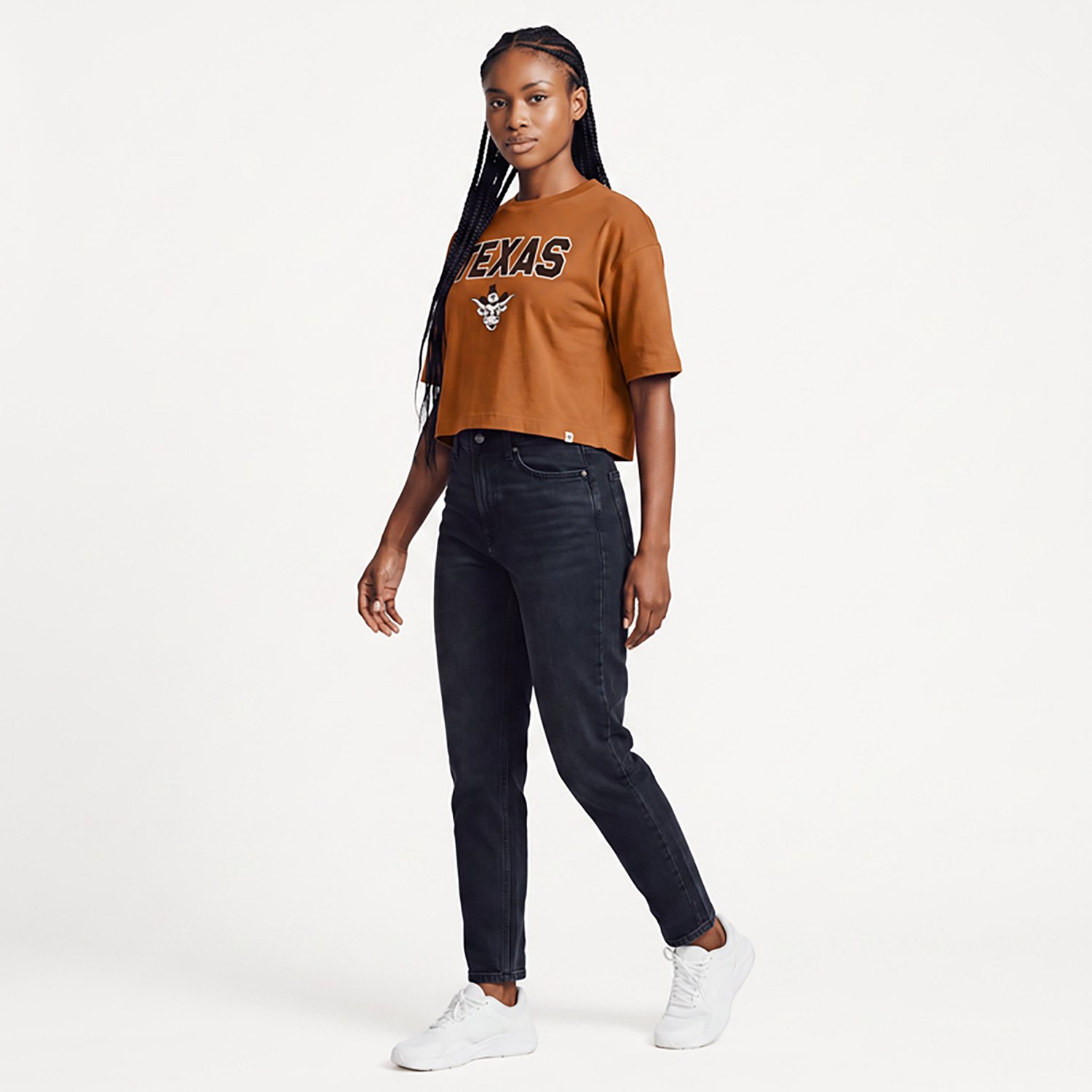 '47 Women's Texas First Rank II Foundation Crop T-shirt