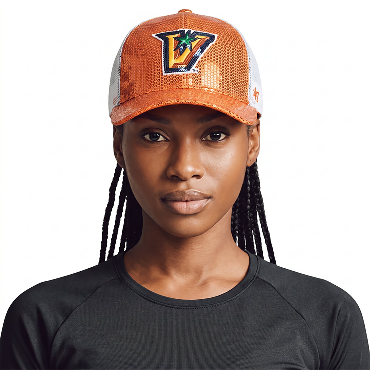 47 Women's UTRGV Primary Logo Dazzle Trucker Cap