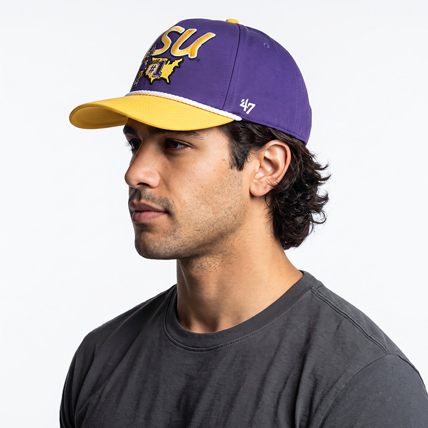 47 Adults' LSU Primary Logo Mascot Mania Hitch Cap