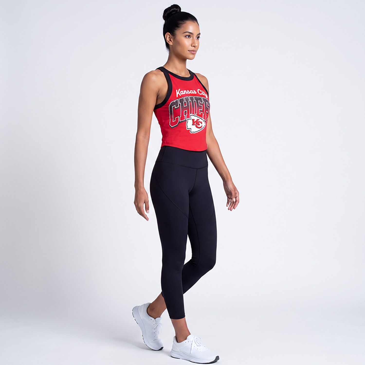 '47 Women's Chiefs Shimmer Shadow Sporty Tank Top