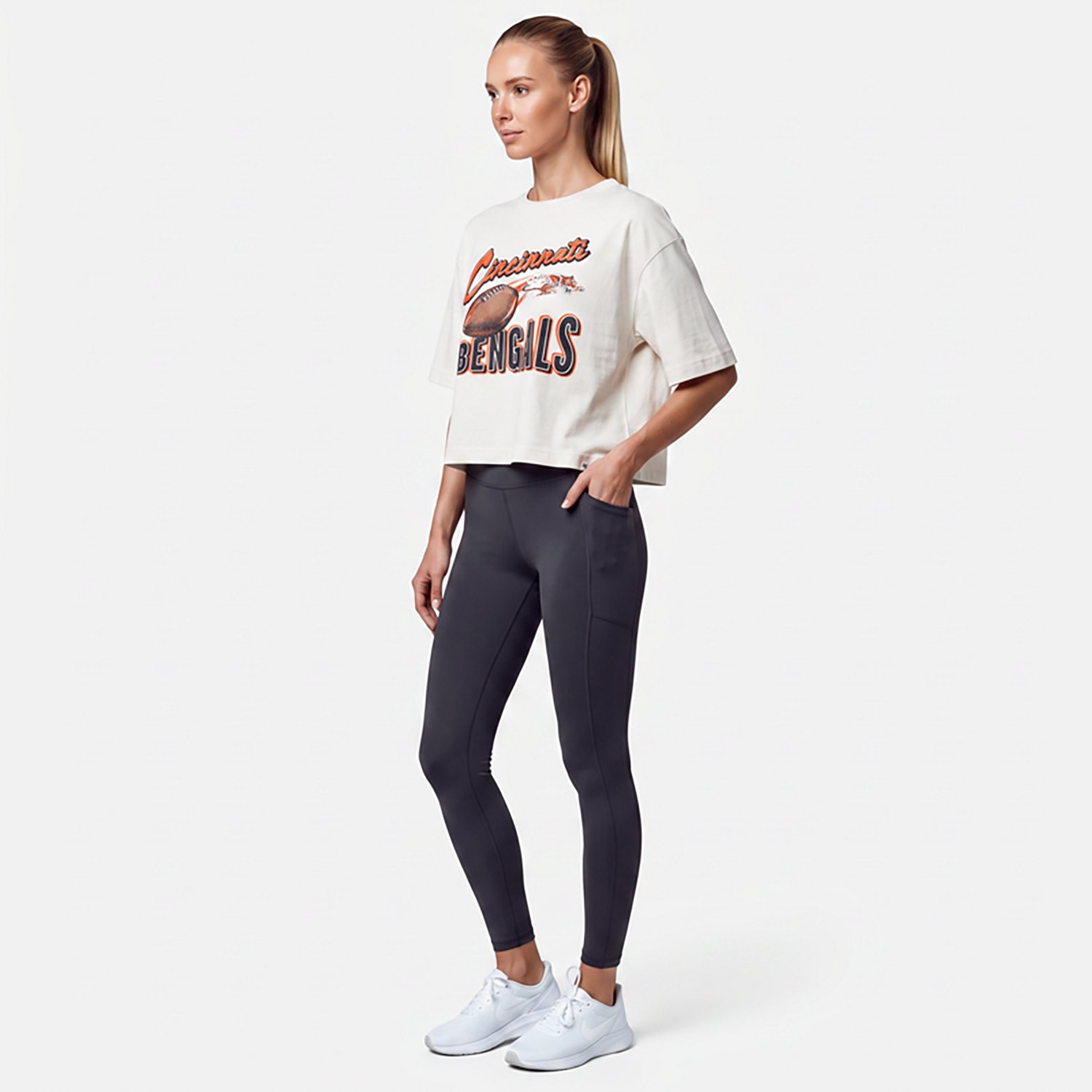 '47 Women's Bengals Dime Time Reed City Short Sleeve T-shirt