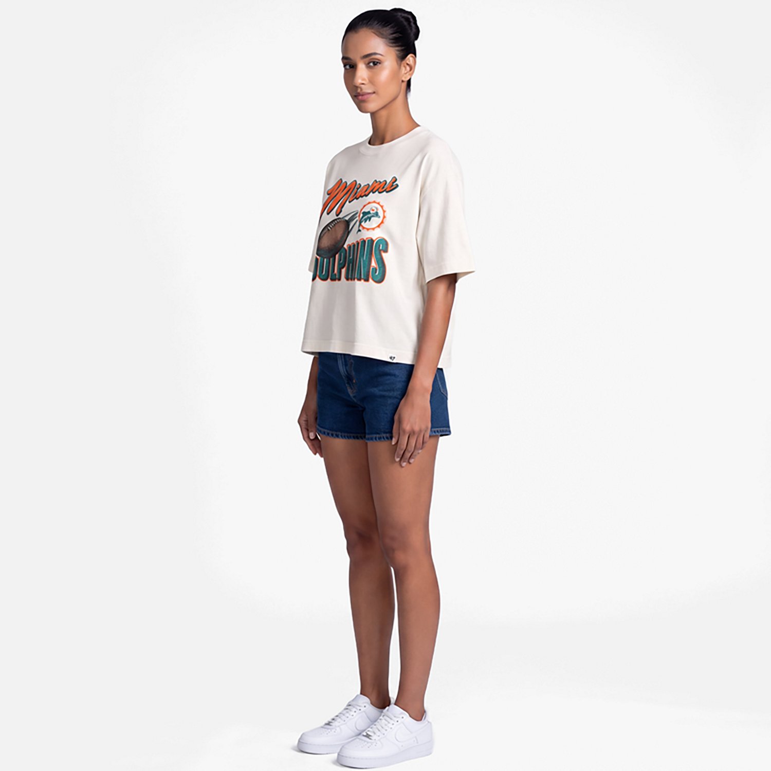 '47 Women's Dolphins Dime Time Short Sleeve T-shirt