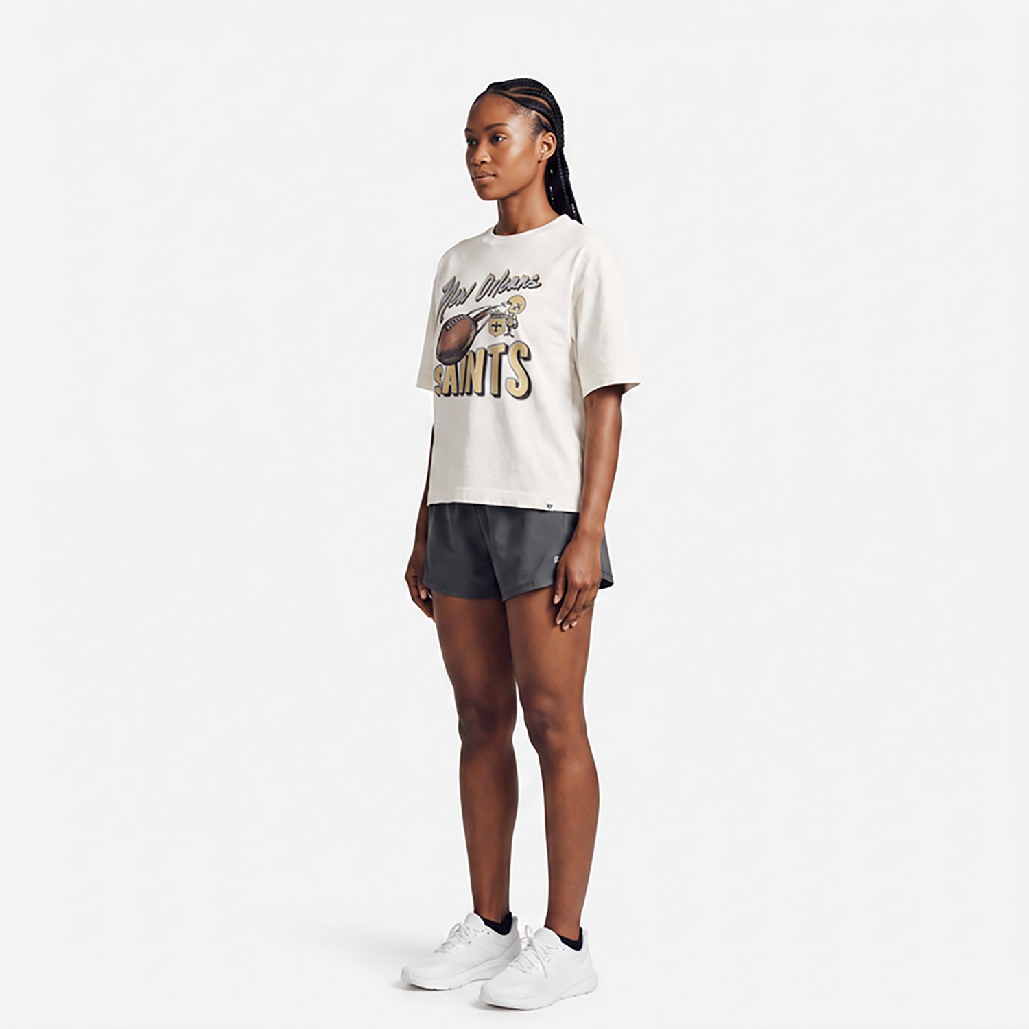 '47 Women's Saints Dime Time Reed City Short Sleeve T-shirt