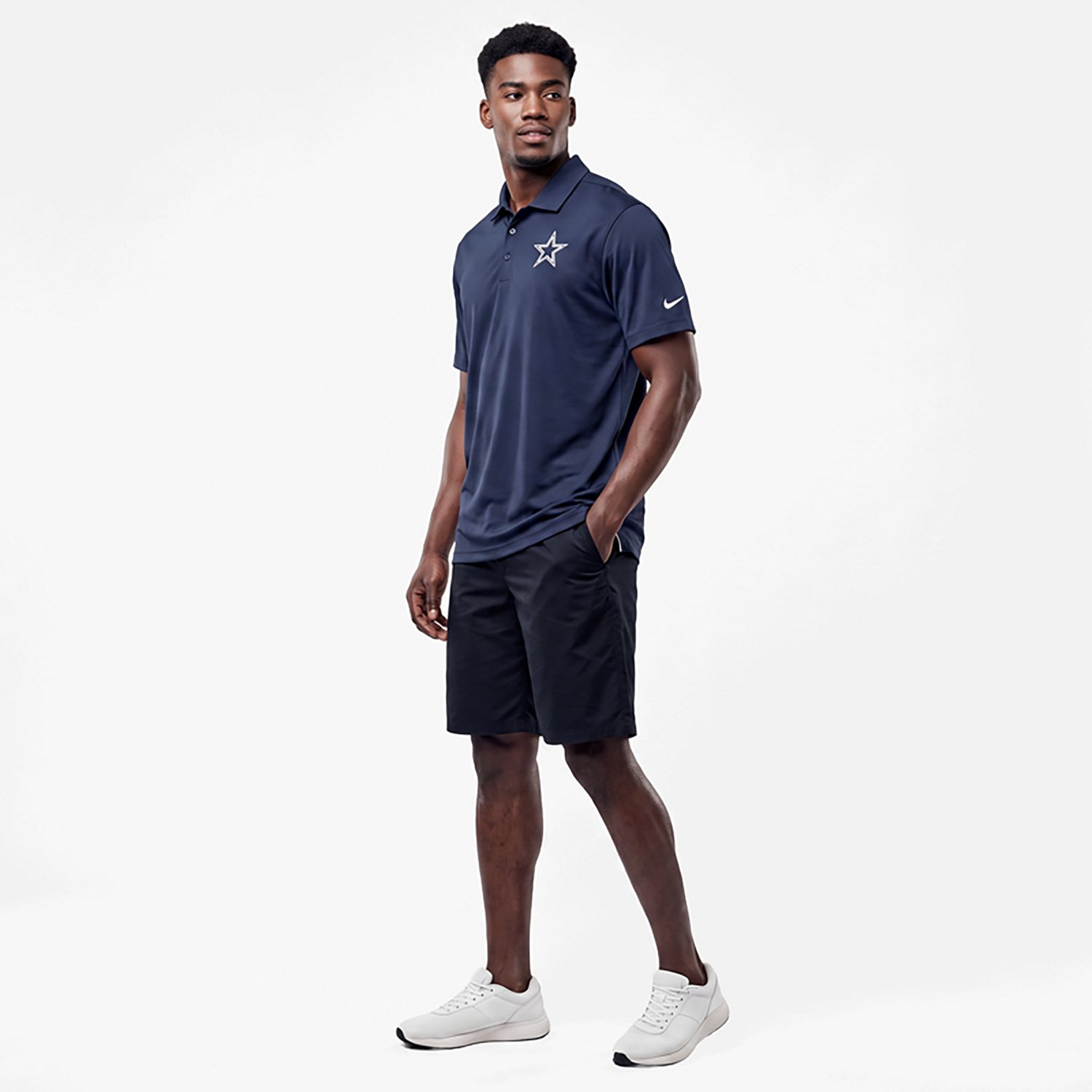 Nike Men's Dallas Cowboys Dri-FIT Tour Polo Shirt - view number 3