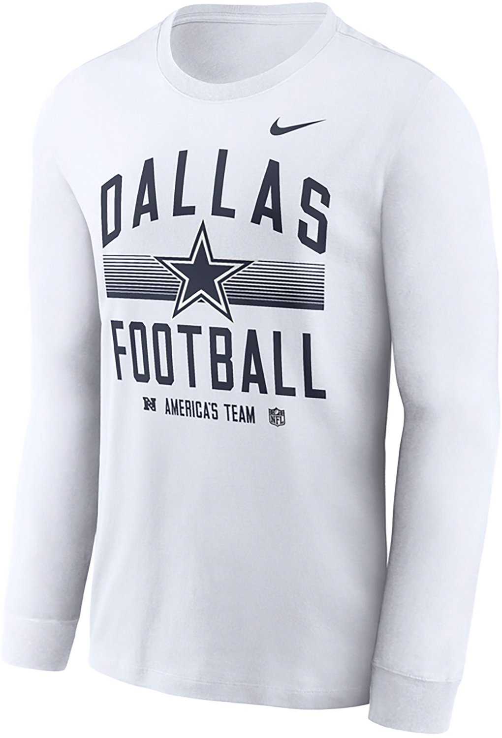 Nike Men's Dallas Cowboys Gradient Essential Long Sleeve T-Shirt