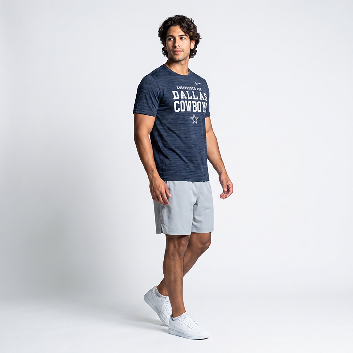 Nike Men’s Dallas Cowboys Know the Game Velocity Short Sleeve T‑shirt