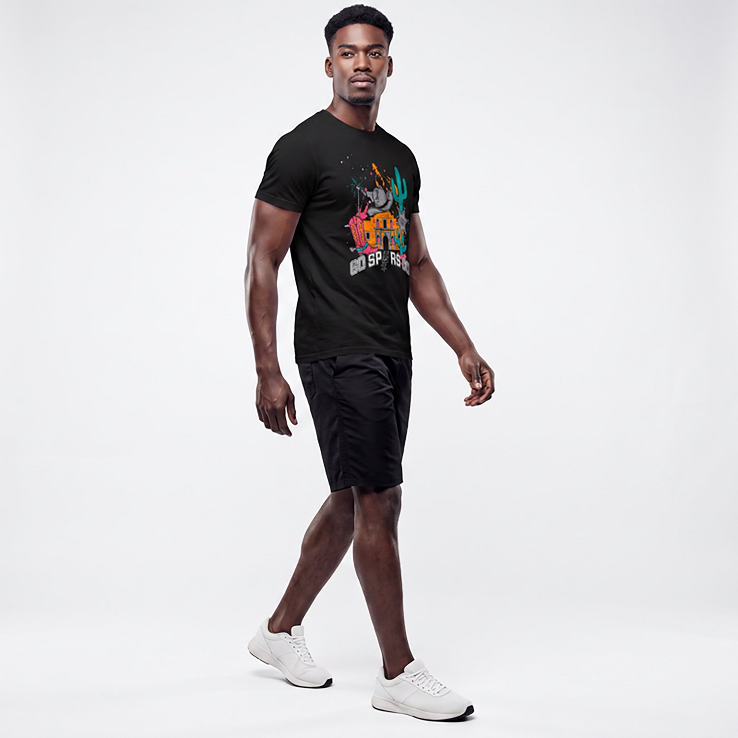 Stadium Essentials Men's Spurs Remember The Spurs Short Sleeve Tee - view number 2