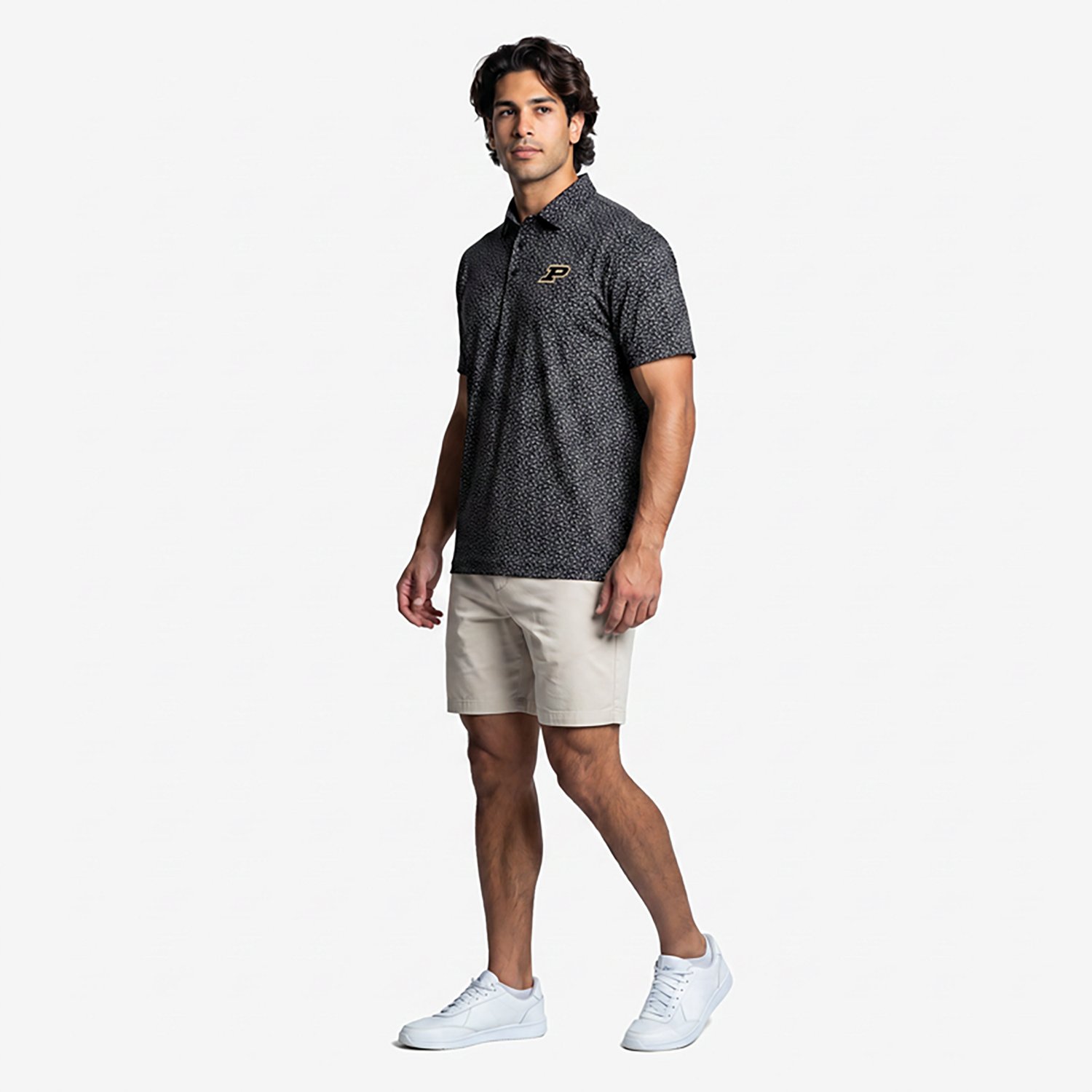 Antigua Men's Purdue University Vigorous Polo Shirt - view number 2