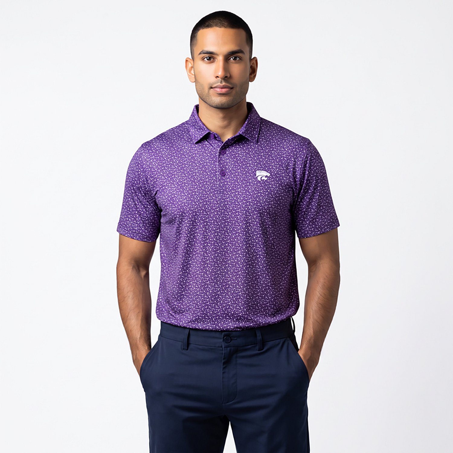 Antigua Men's Kansas State University Vigorous Polo Shirt