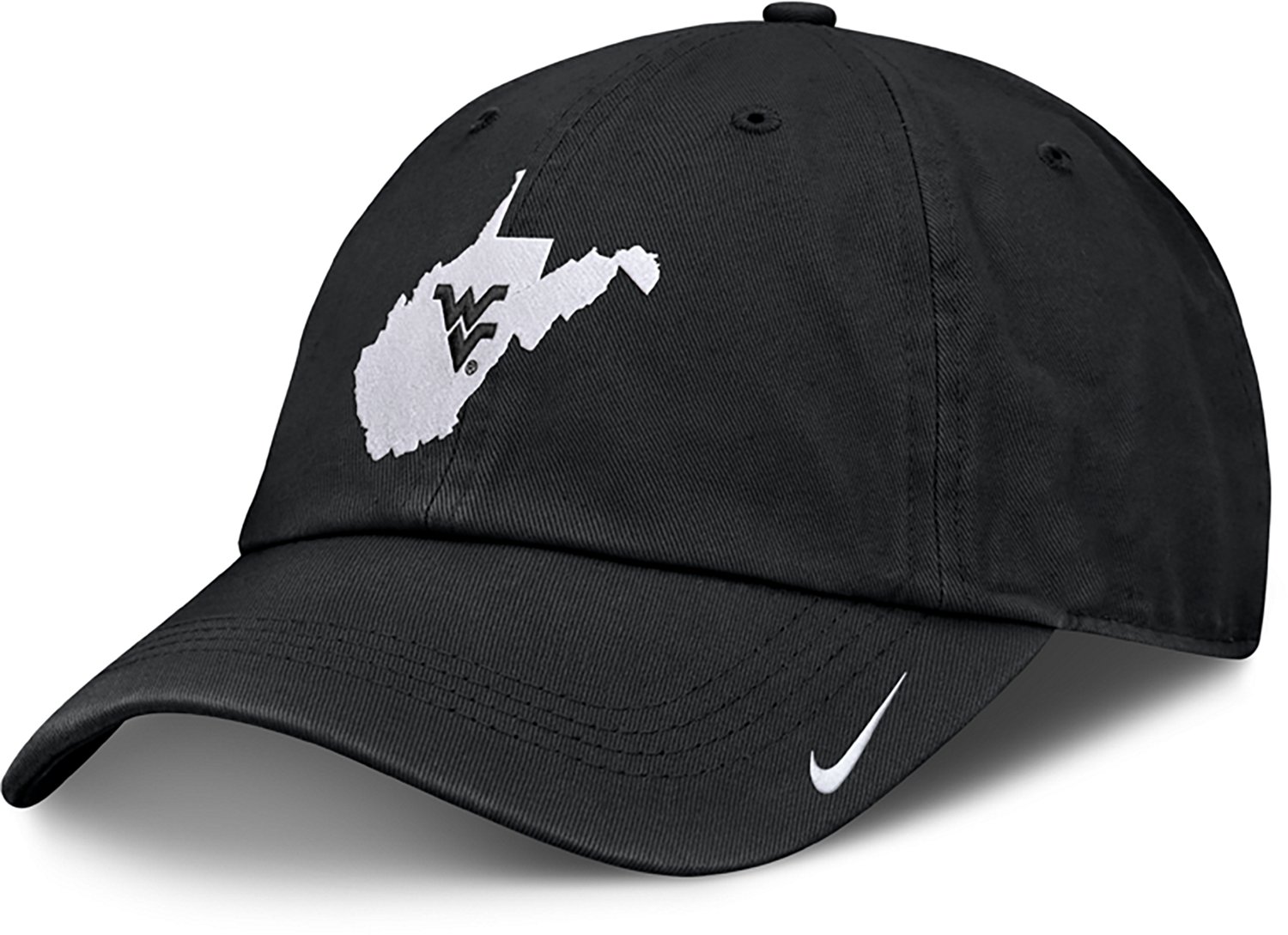 Nike West Virginia University Primary Logo Primary Logo State Coal Miner Club Cap - view number 2