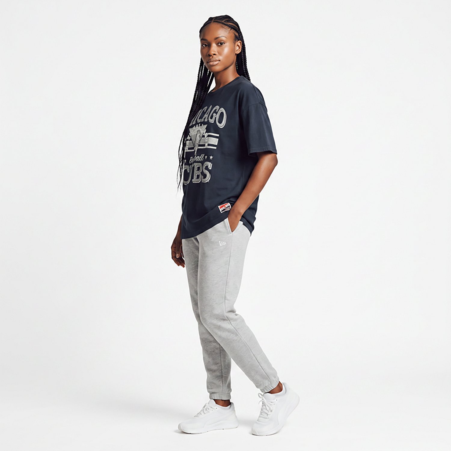 New Era Chicago Cubs Oversized Boyfriend T-Shirt