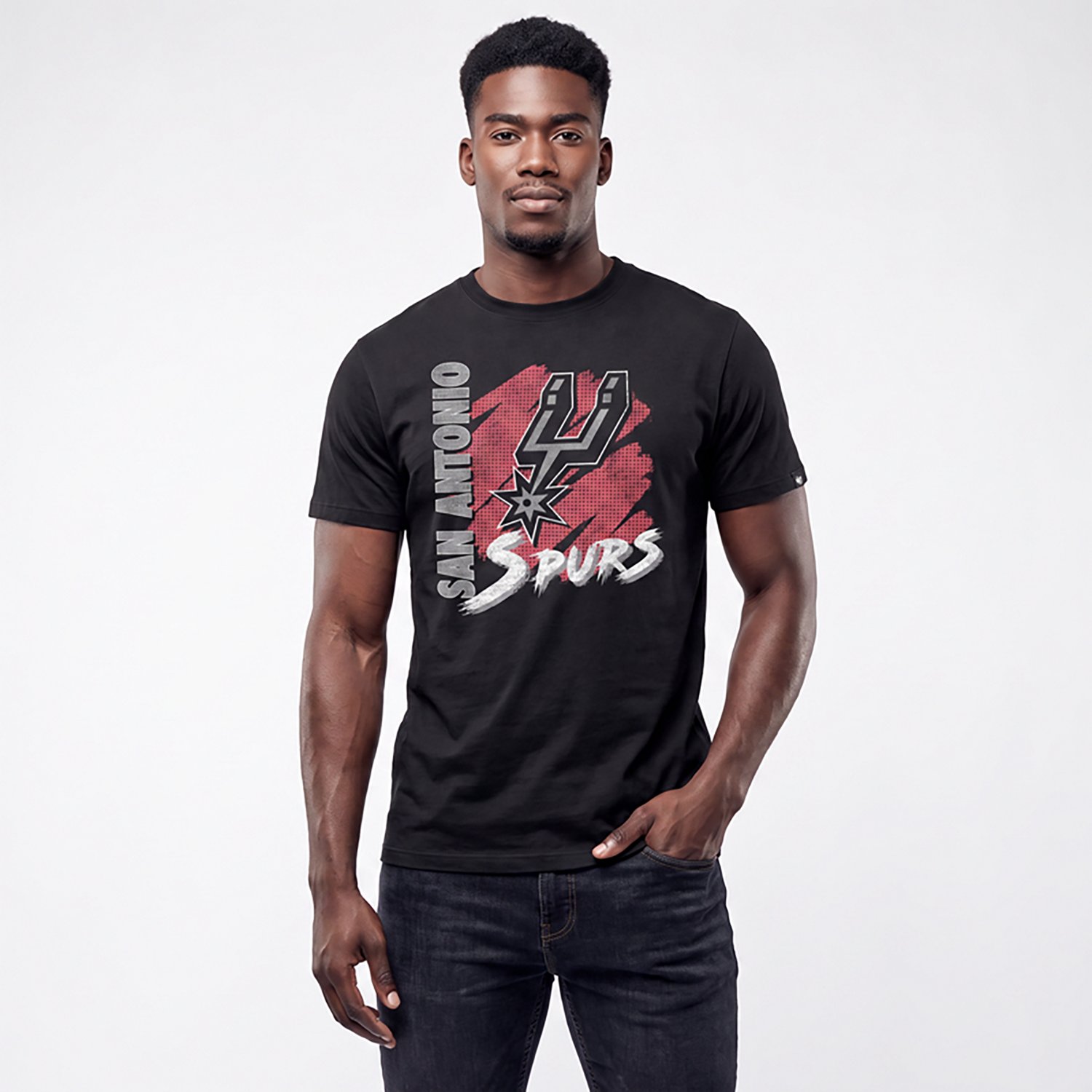 '47 Men's Spurs Franklin Front Row Short Sleeve T-shirt