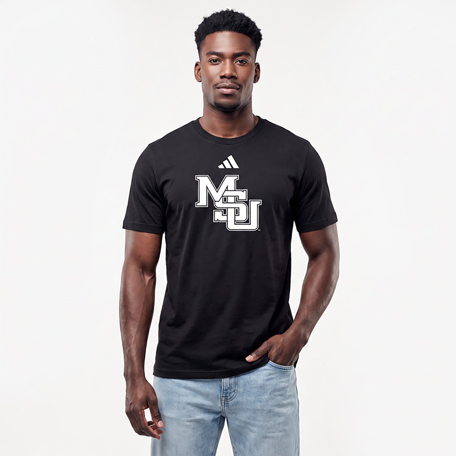 adidas Men's Mississippi State University Interlock Fresh Graphic T-shirt
