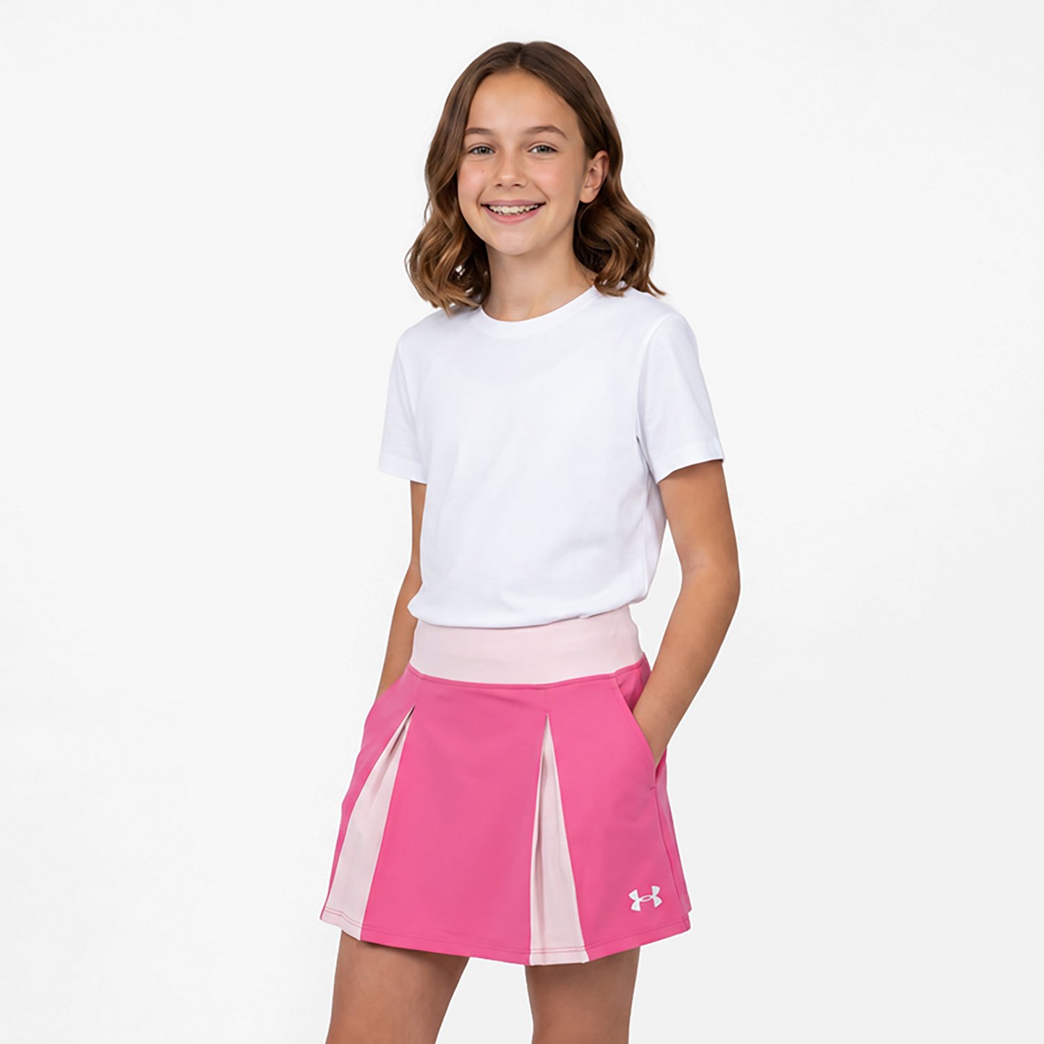 Under Armour Girls' 4-6X Box Pleat Skort - view number 2