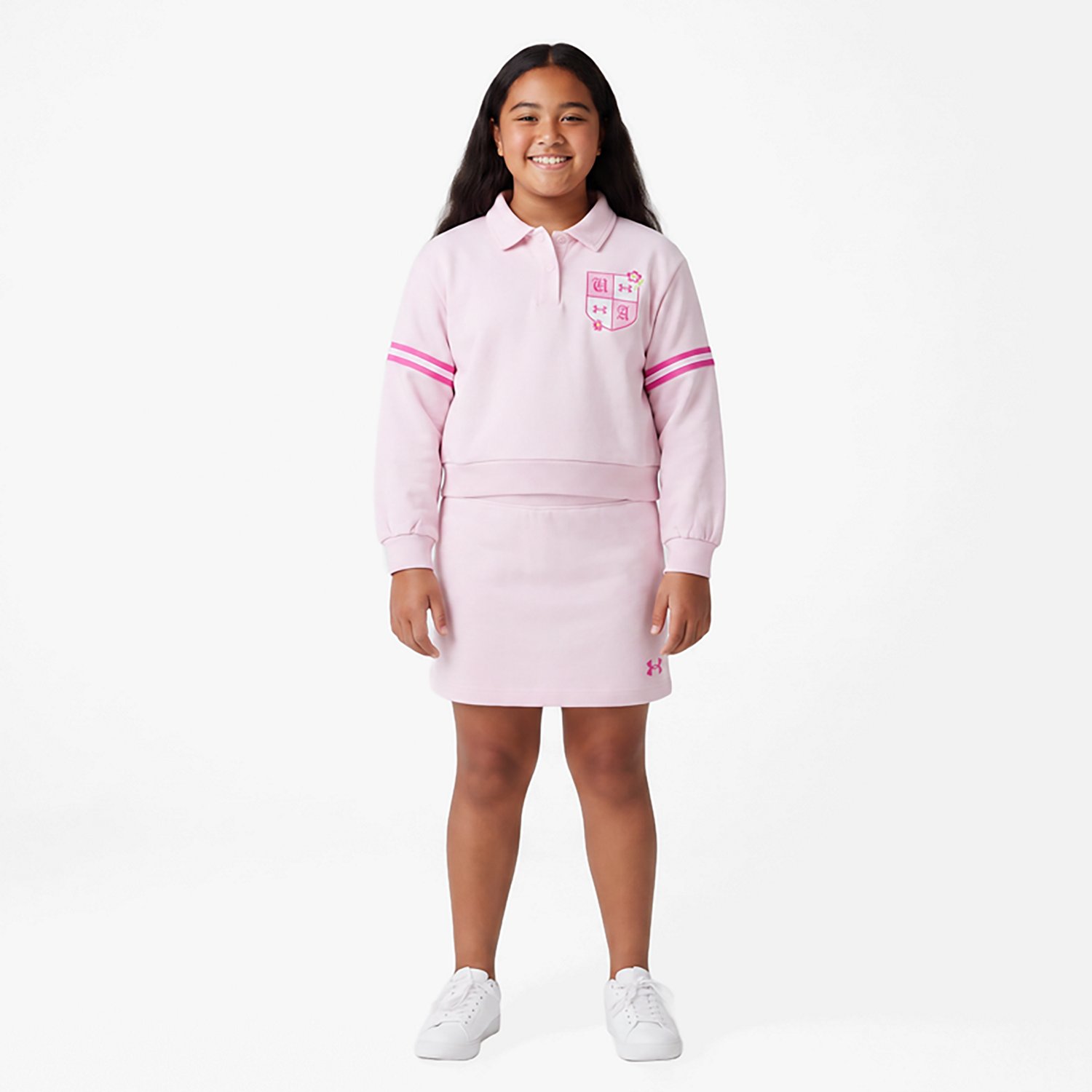 Under Armour Girls' 4-6X Rival Rugby Polo Skort Set