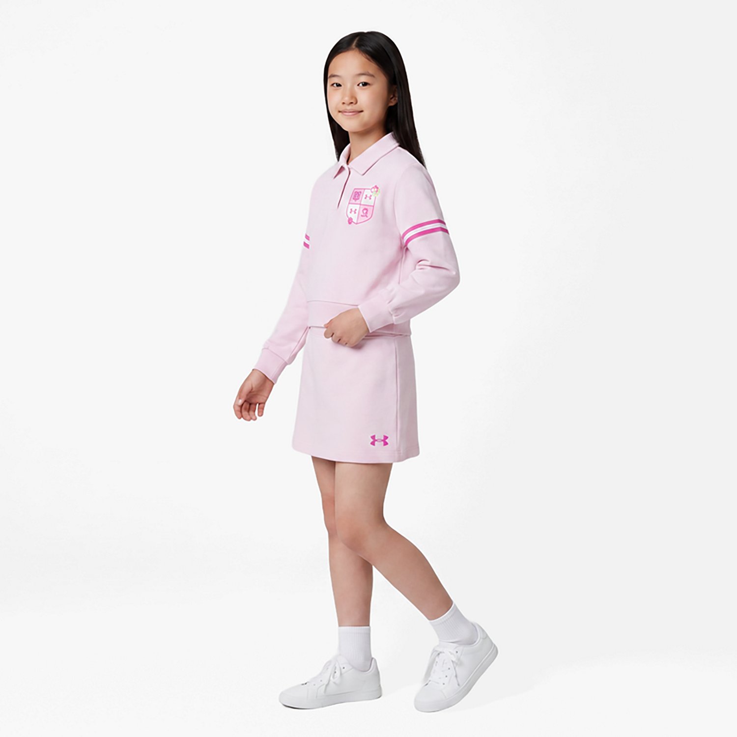 Under Armour Girls' 4-6X Rival Rugby Polo Skort Set