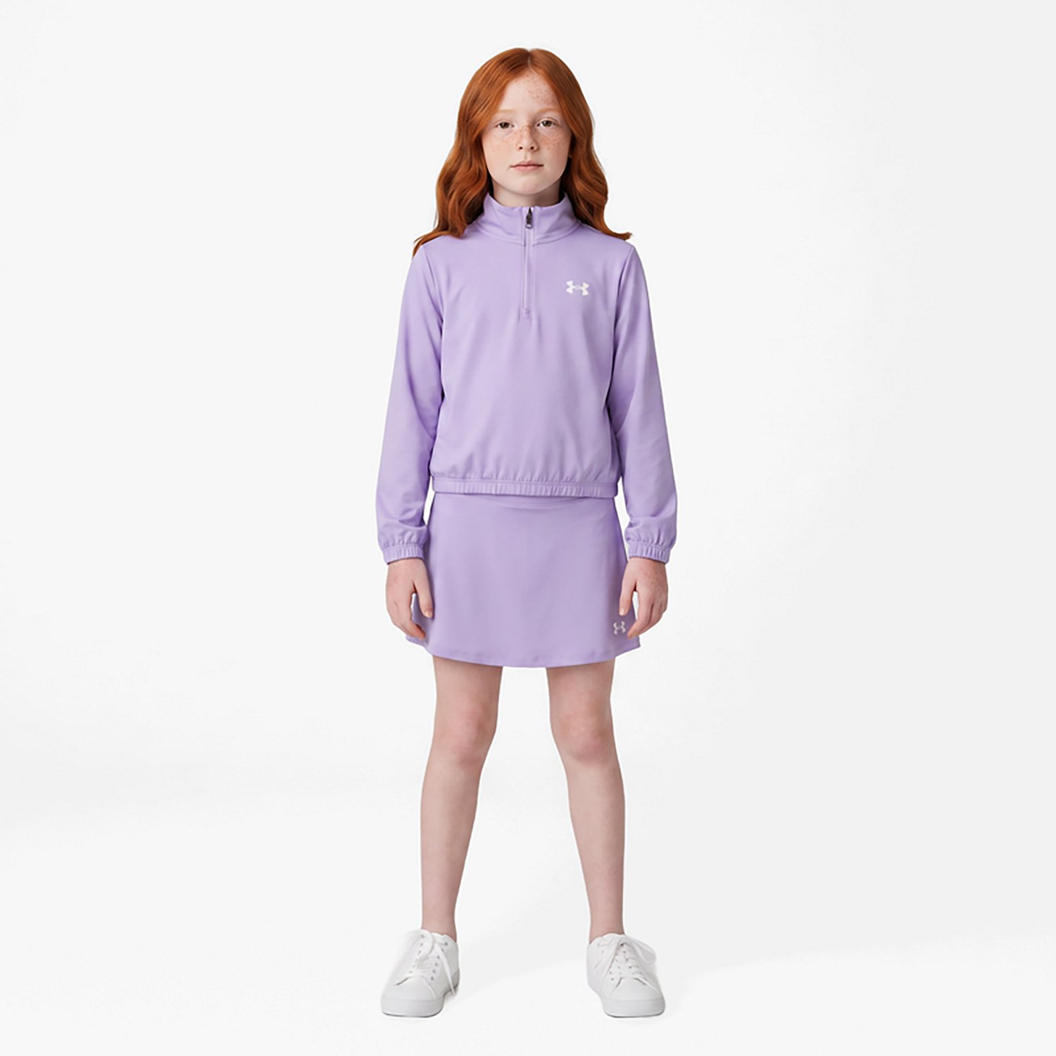 Under Armour Girls' 4-6X 1/4-Zip Skort Set