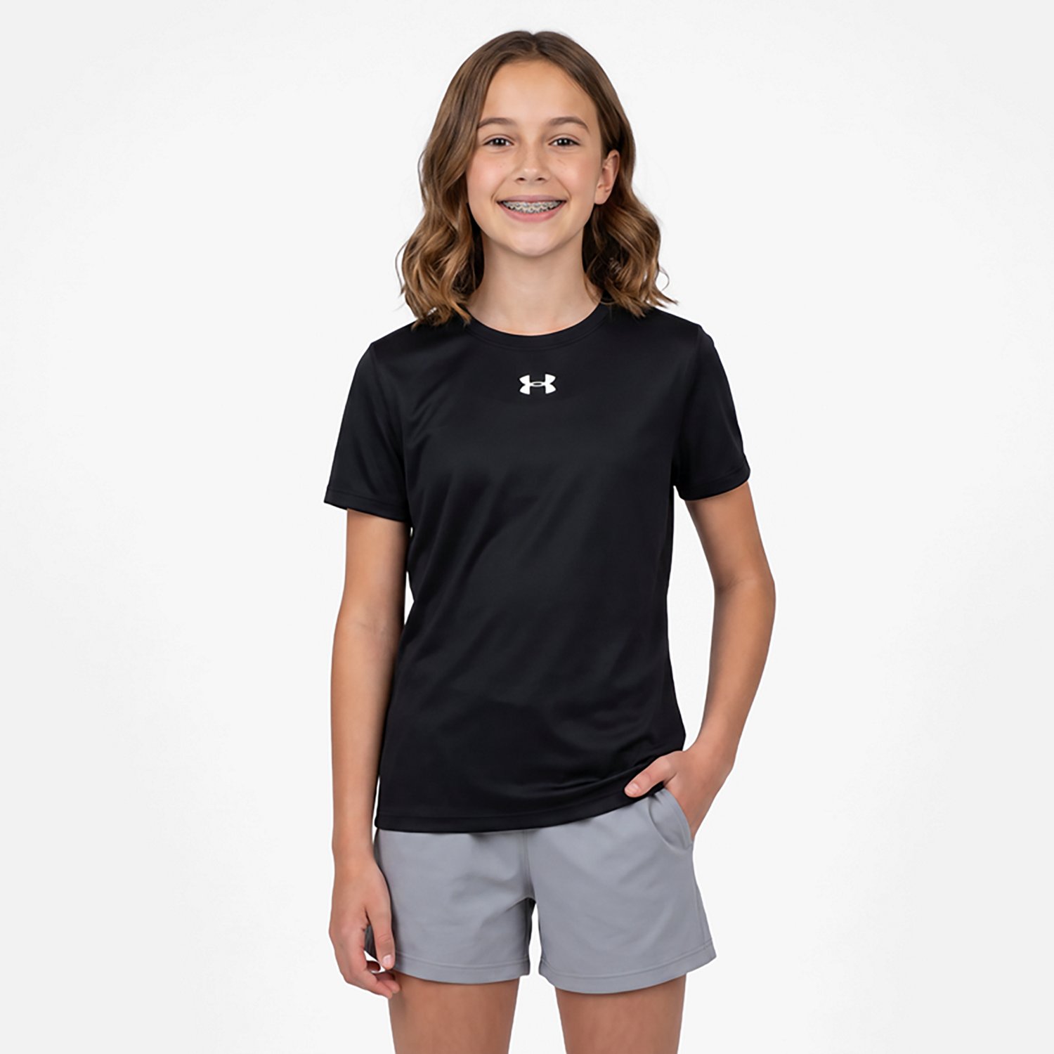 Under Armour Girls' HeatGear Short Sleeve Shirt