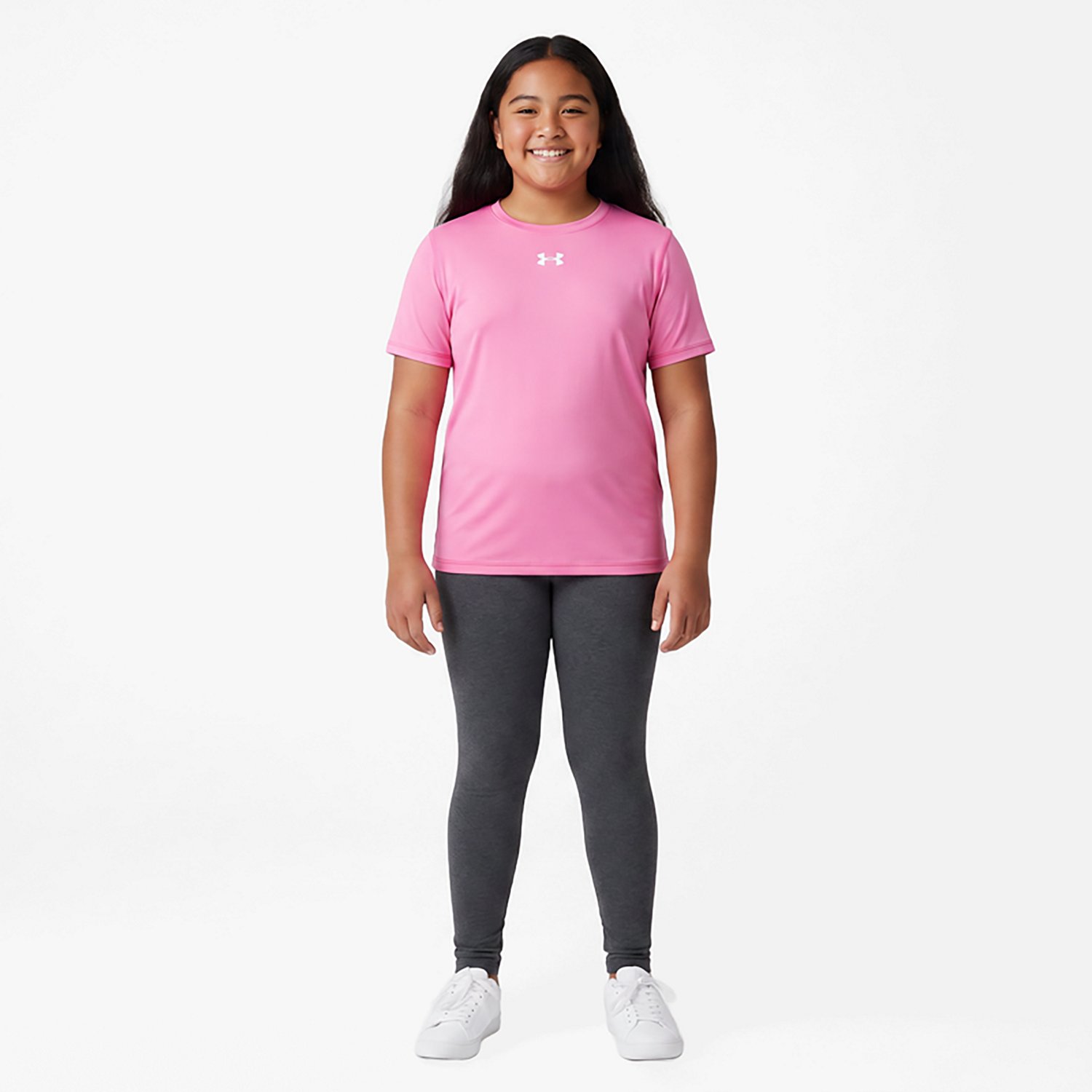 Under Armour Girls' HeatGear Short Sleeve Shirt