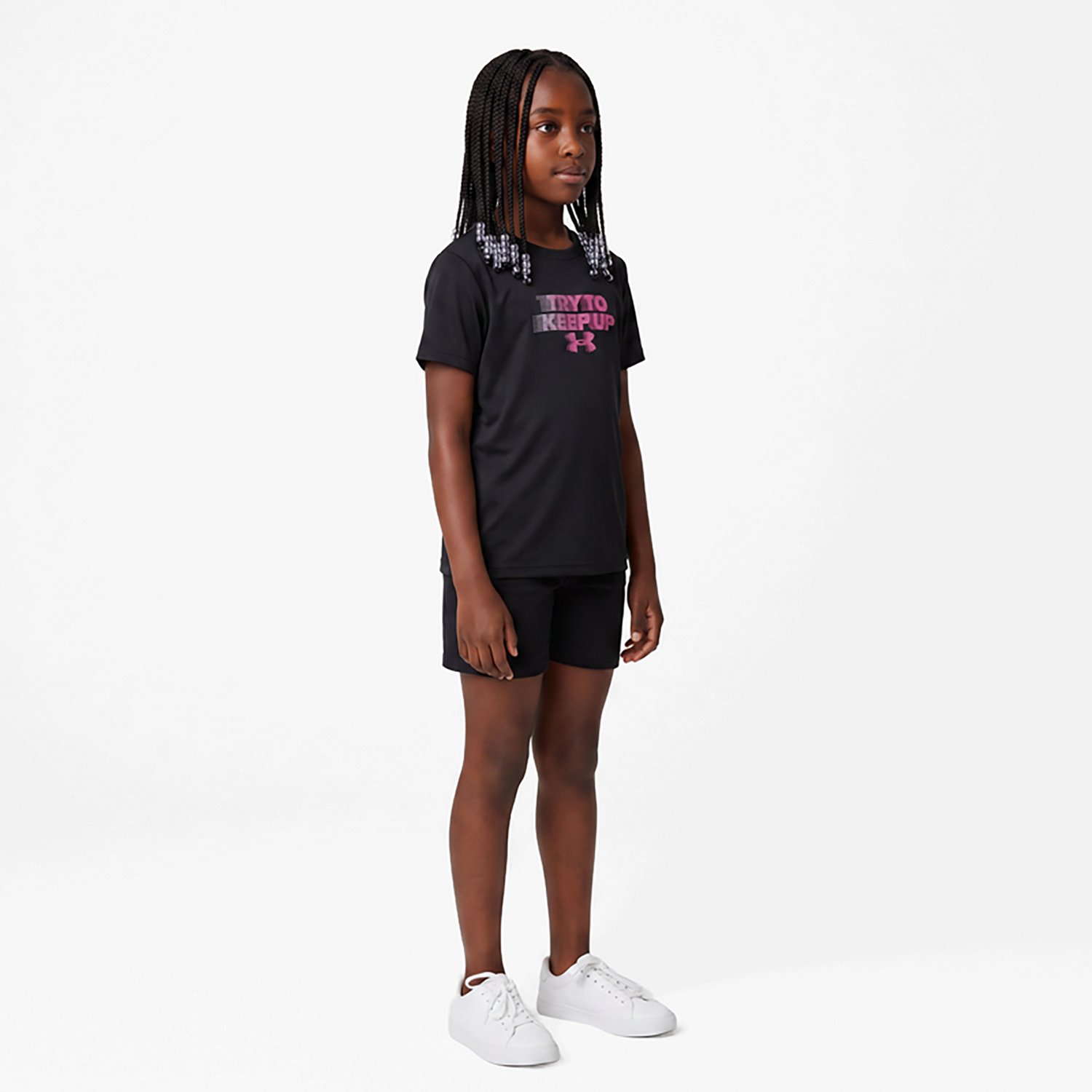 Under Armour Girls' Tech Keep Up Graphic T-shirt - view number 3